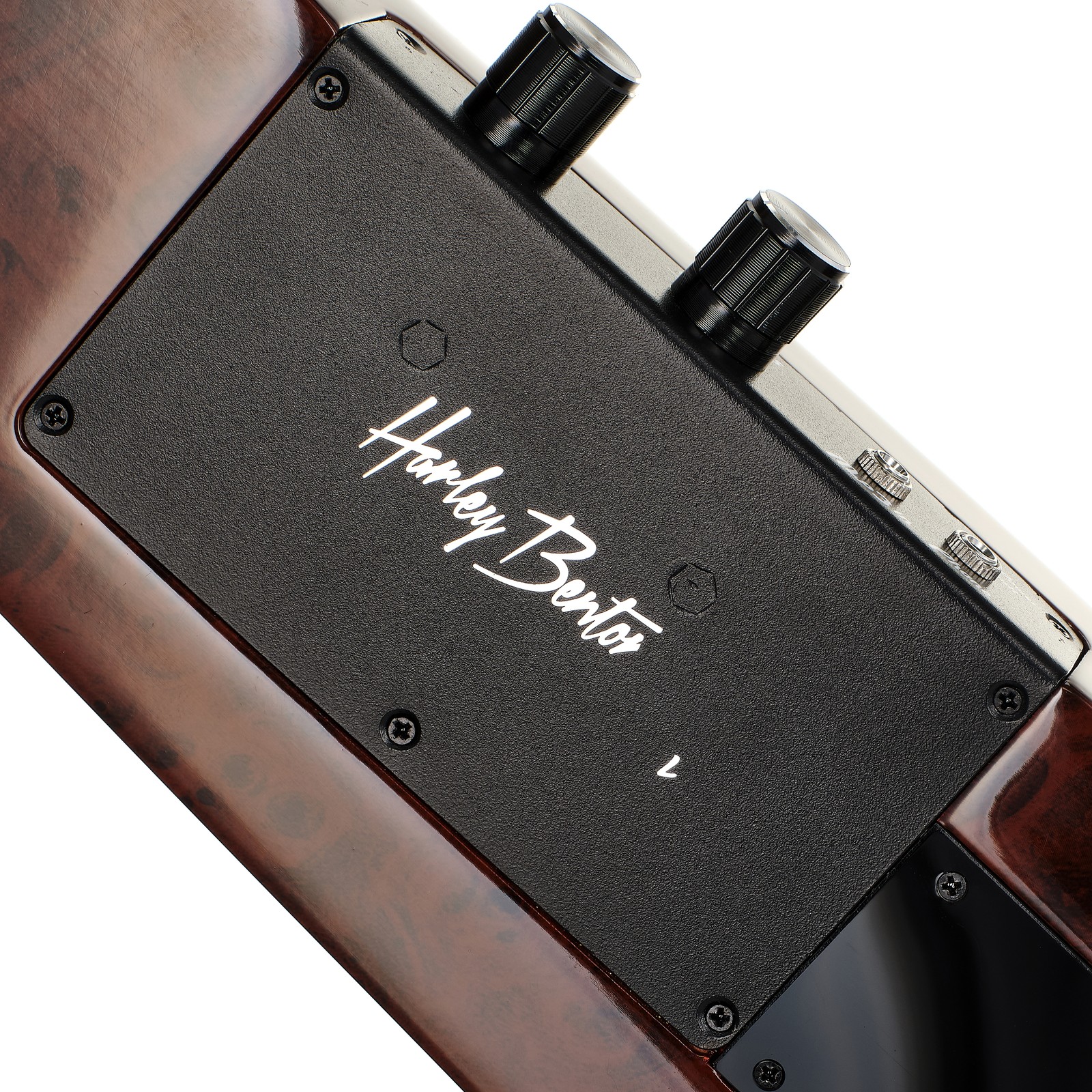 Harley Benton DB02-BEM Electric Double Bass, Logo