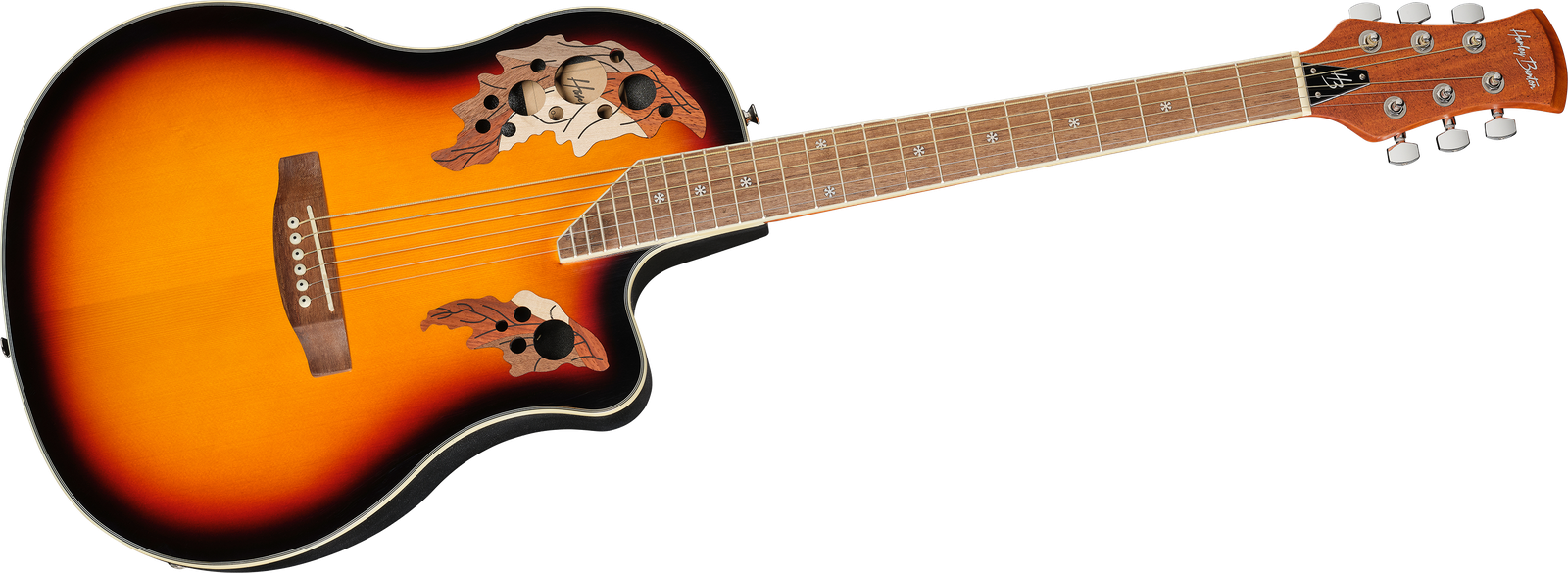 Harley Benton HBO-850SB Steel-String Guitar with Pickup