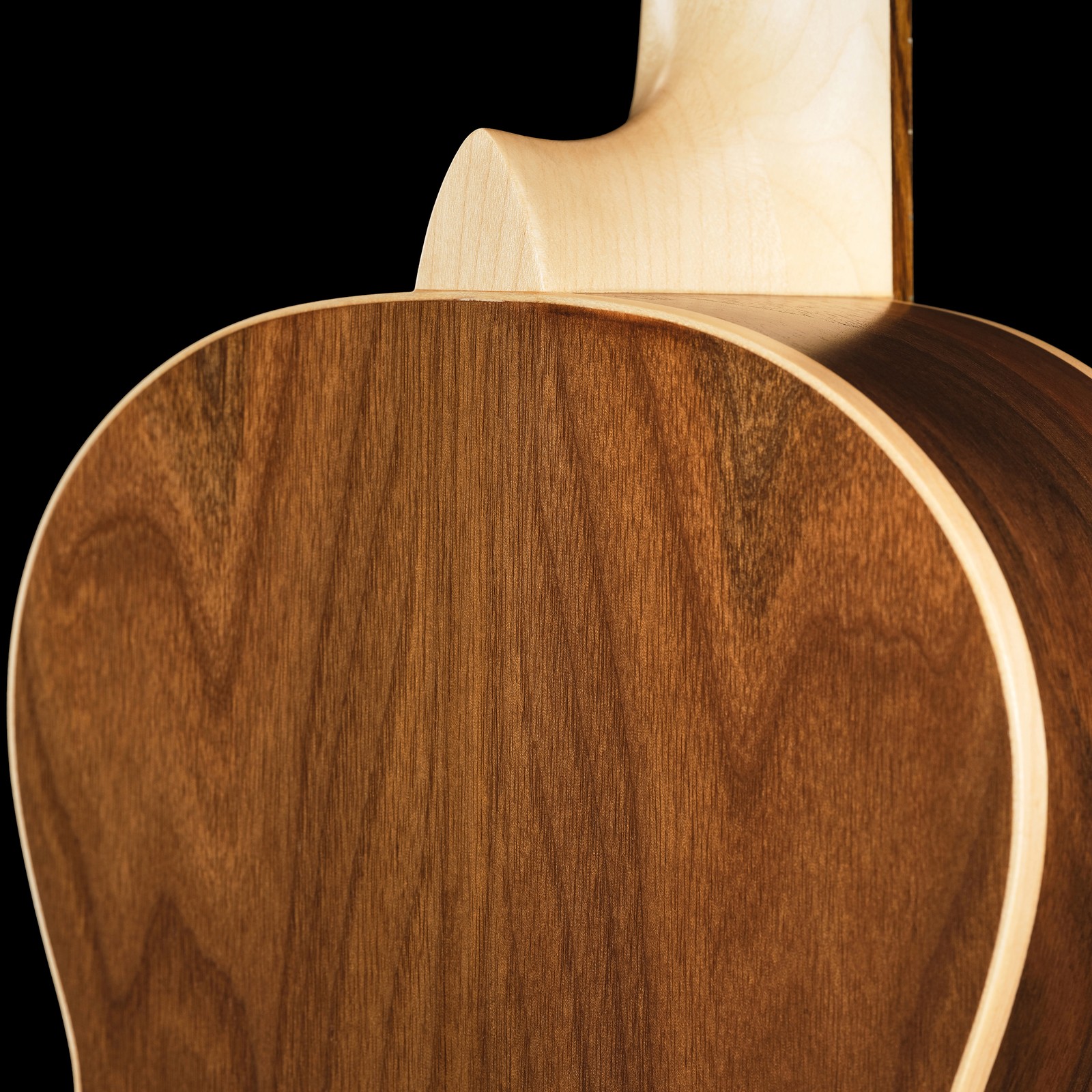 Korpus aus Walnuss auf der Rückseite der Manuel Rodriguez E-44