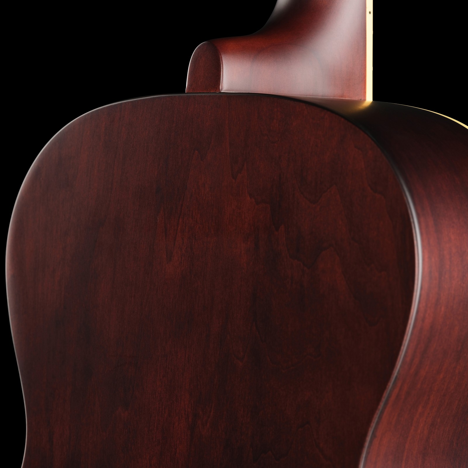 Korpusrückseite der Gretsch JD Concert WPG RXB Westerngitarre