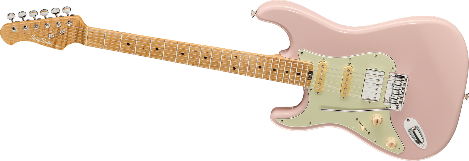 E-Gitarre Harley Benton ST-Modern Plus MN HSS LH SP Frontansicht