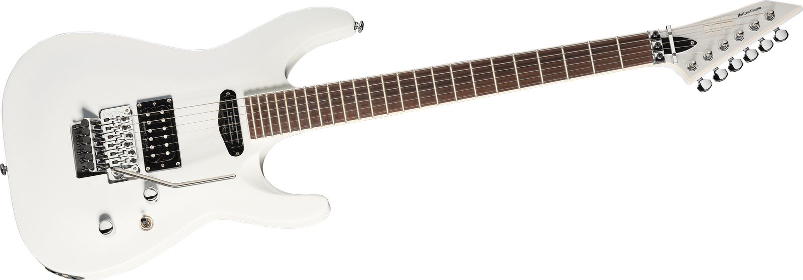 Frontansicht der ESP LTD Horizon CTM '87 Pearl WH