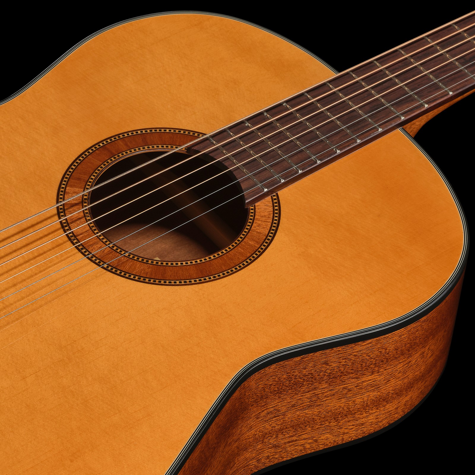 Schallloch des Framus Vintage Hootenanny 6 TN