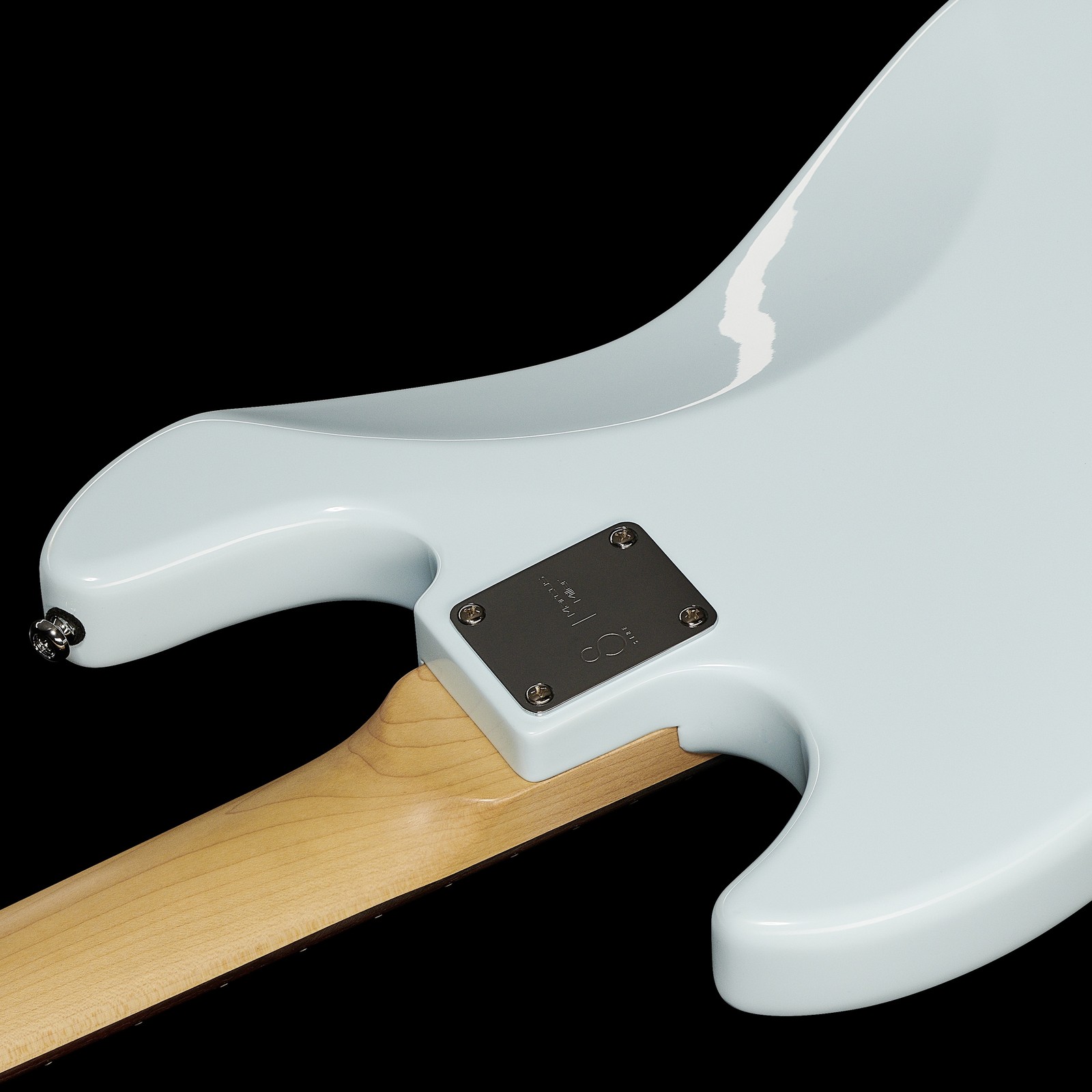 Geschraubter Hals auf der Rückseite des Marcus Miller V3P-4 SNB