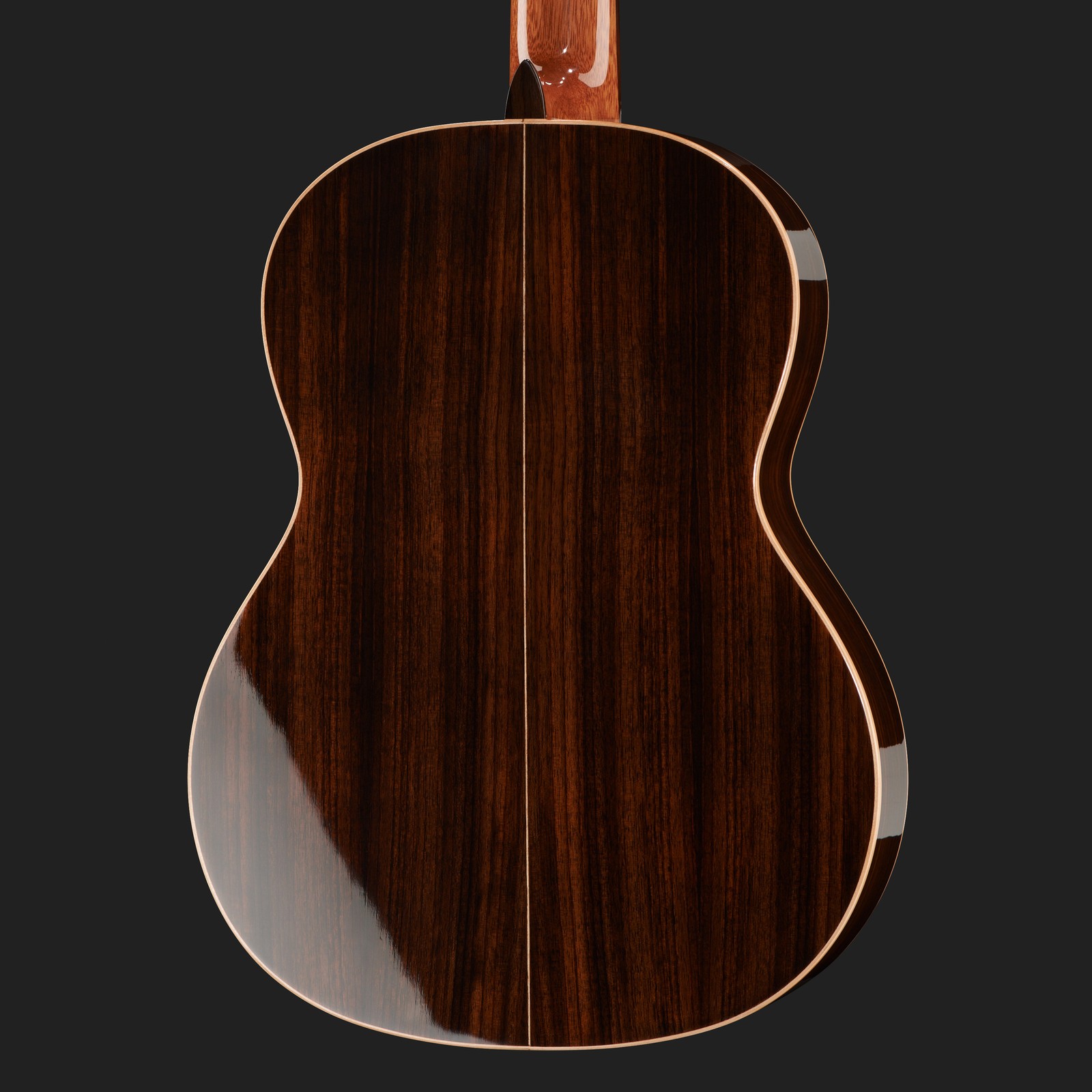 Palisander Korpus an der Cordoba F7 Paco Flamenco Iberia von hinten