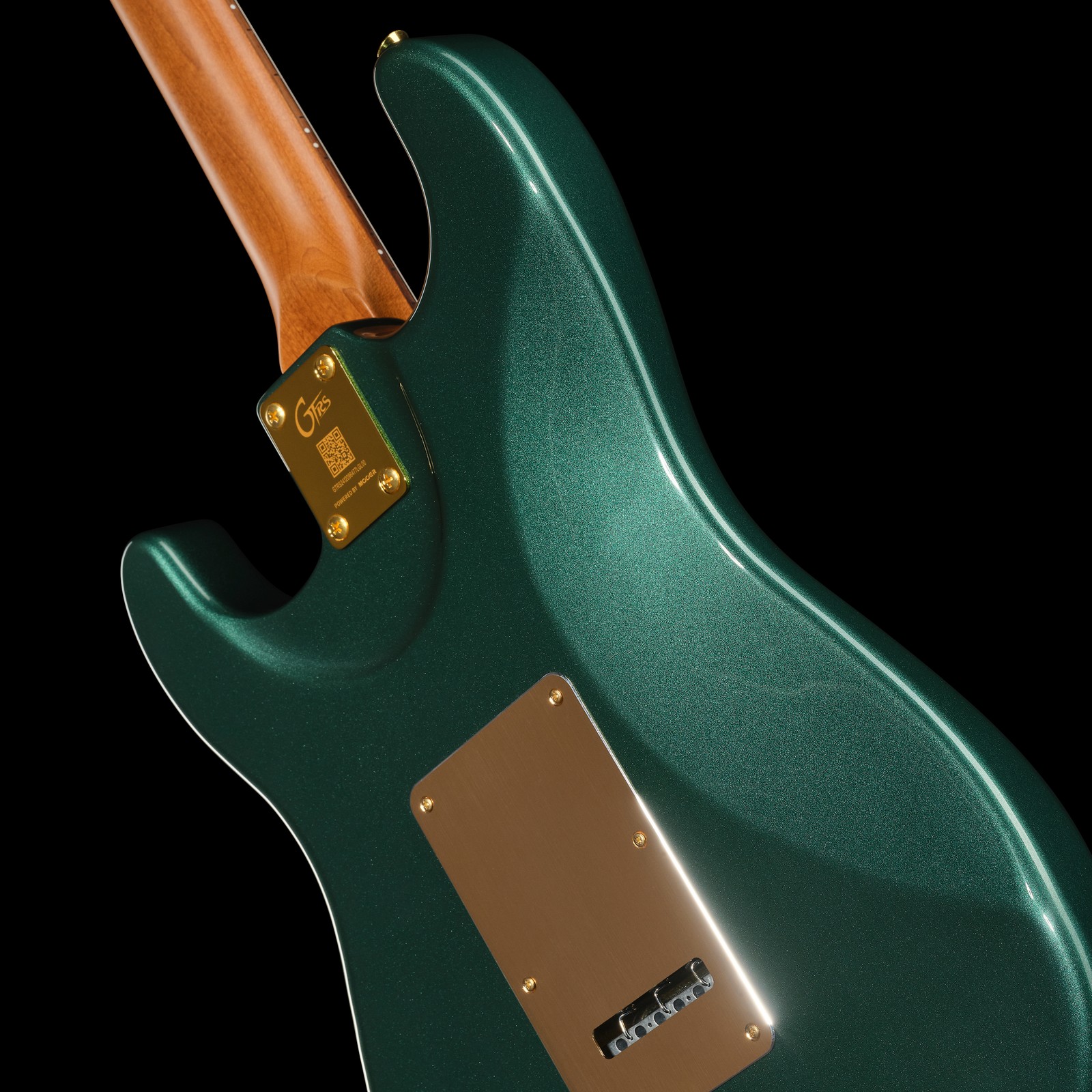 Mooer GTRS Guitars Standard 900 W RG von hinten mit Blick auf den geschraubten Hals