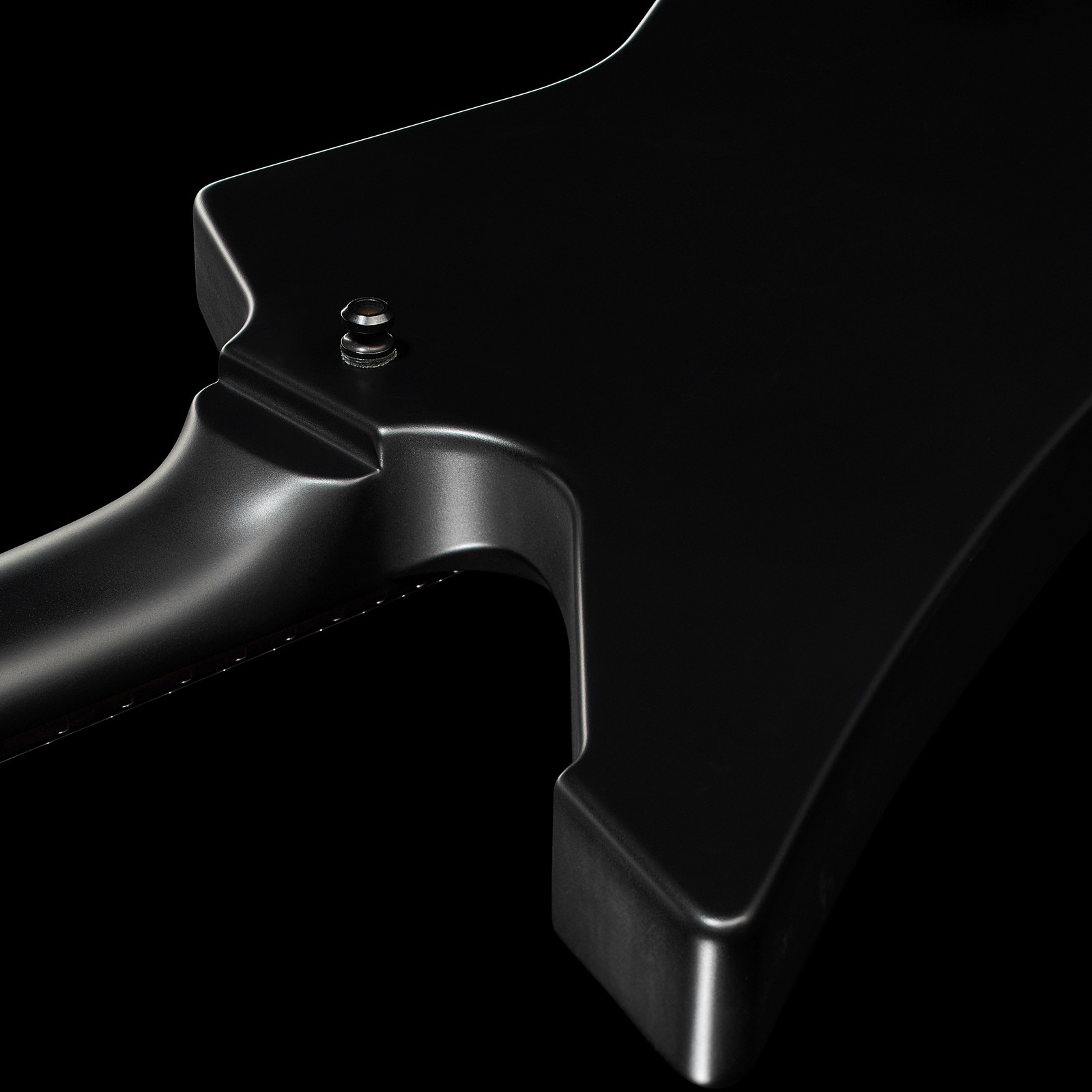 Geleimter Hals auf der Rückseite der ESP Snakebyte BLKS James Hetfield