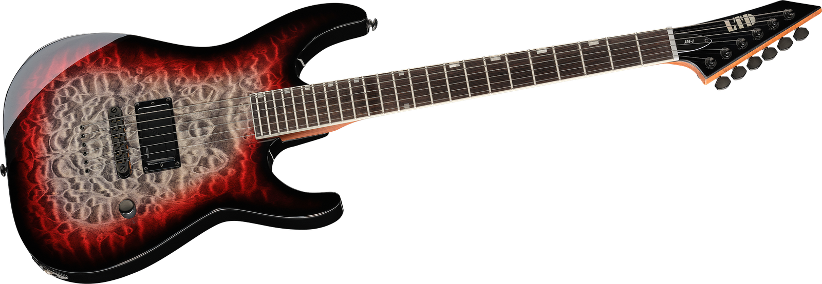 ESP LTD JM-I QM Deep Blood Moon E-Gitarre