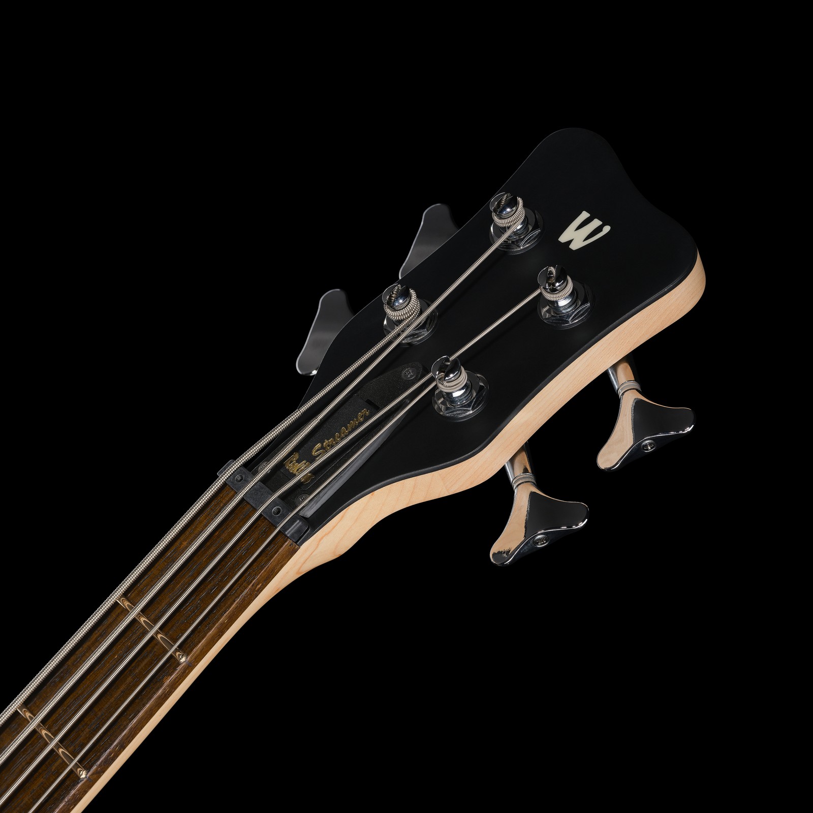 Headstock of the Warwick RockBass Streamer 4 NBT Electric Bass