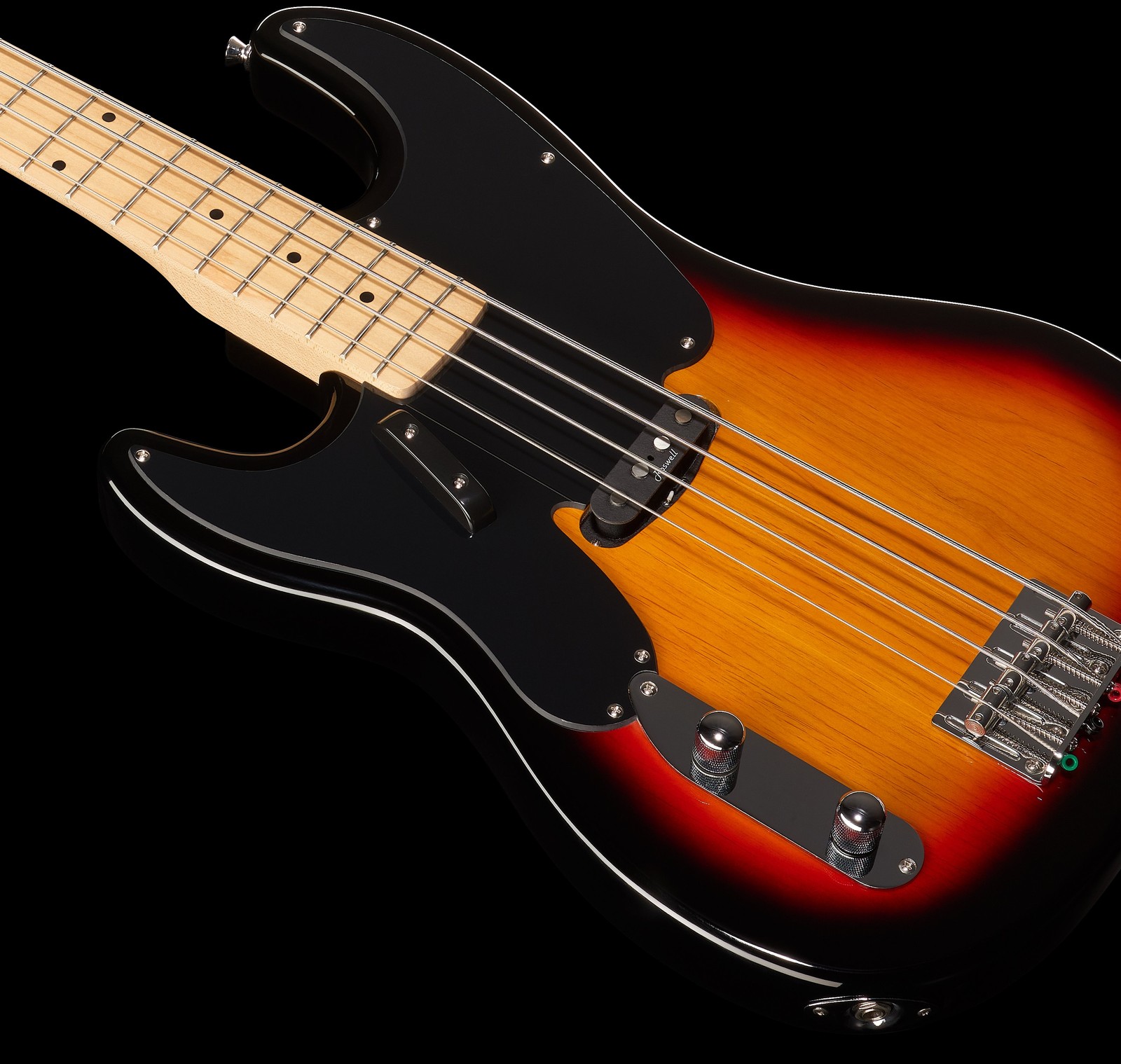Decke des Harley Benton PB-50 LH SB Vintage Series E-Bass