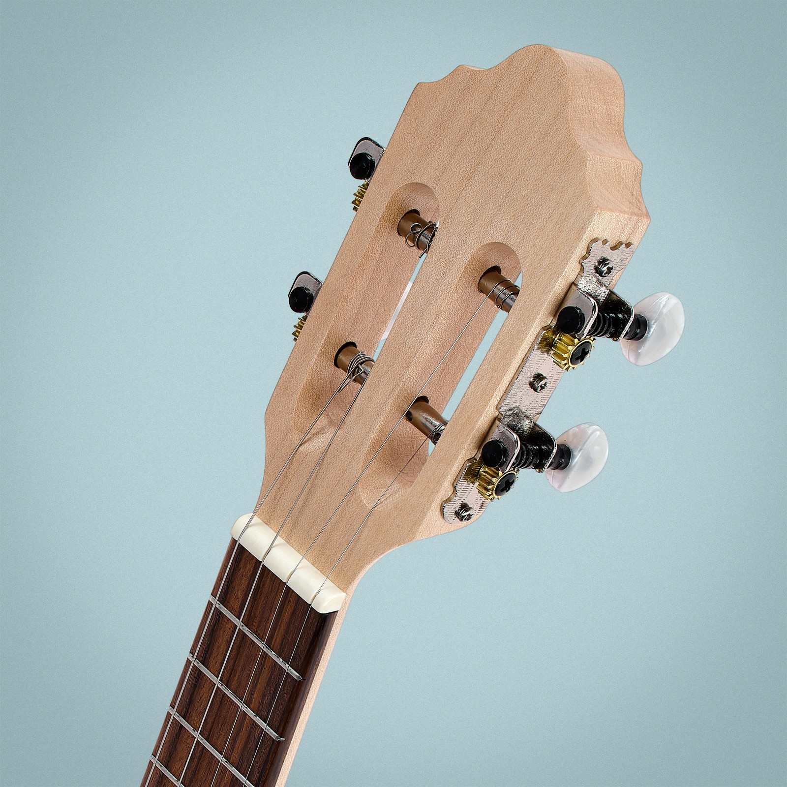 Thomann Brazilian Cavaquinho Standard, Griffbrett und Steg: Akazie