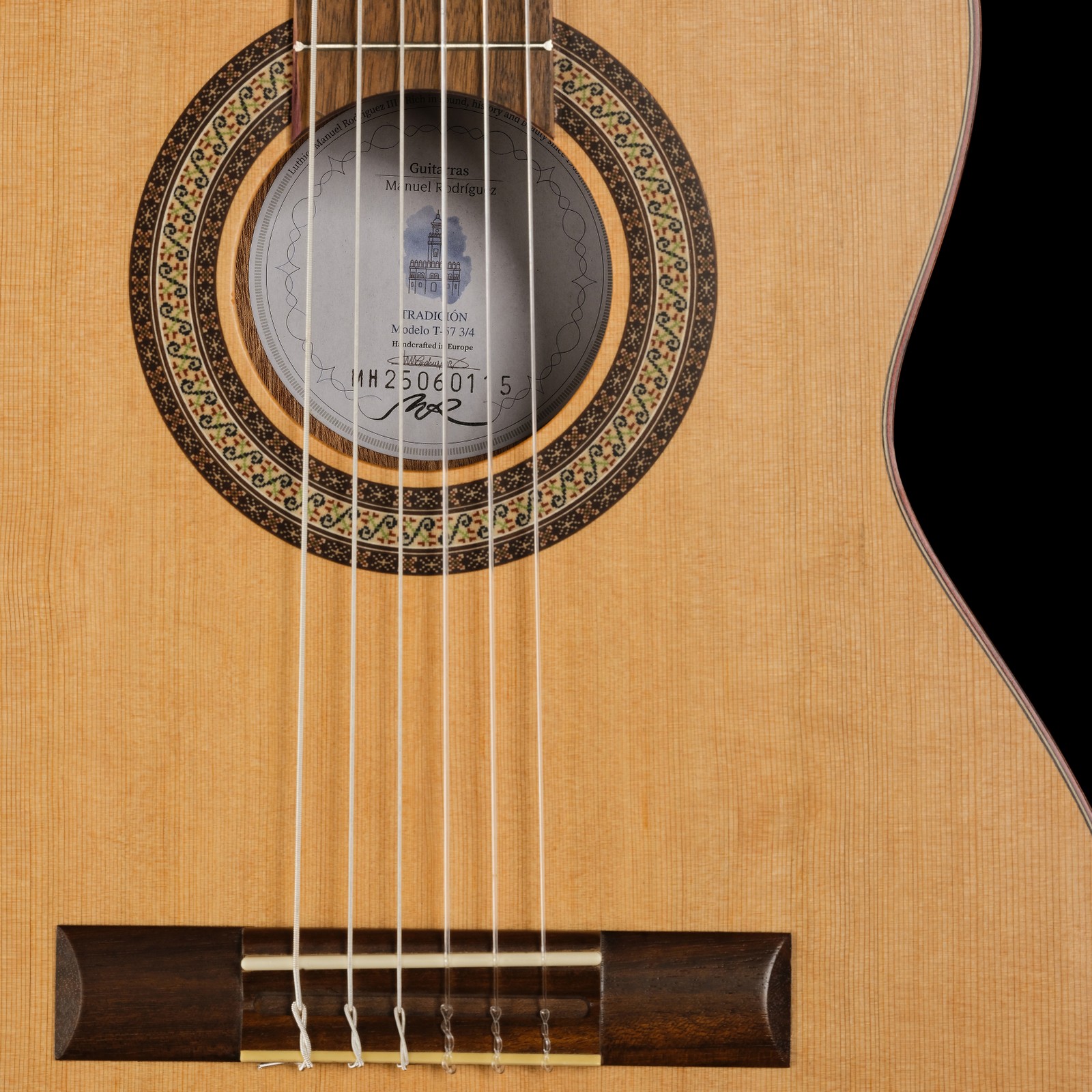 Manuel Rodriguez T-57 Decke aus Zedernholz