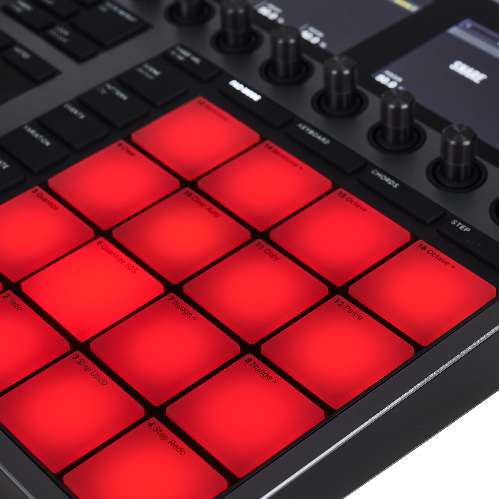 Pads der Native Instruments Maschine + Stand-alone-Groovebox