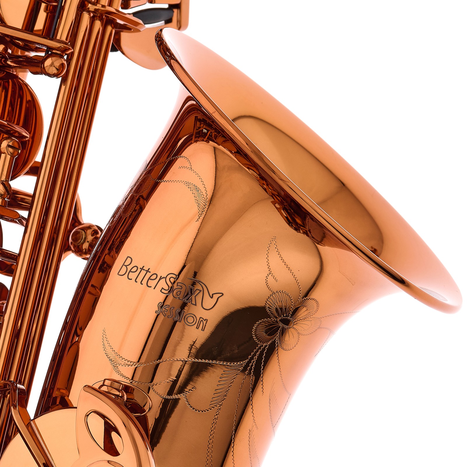 Schallbecher des BetterSax Session Alto Copper Bronze Saxophons