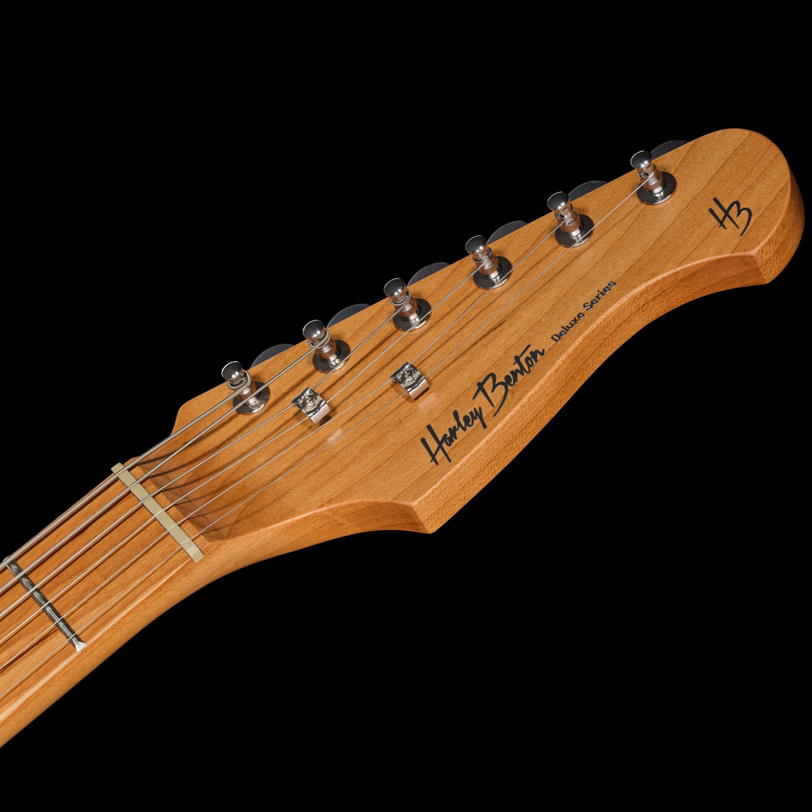 Kopfplatte der Harley Benton ST-Modern MN HSS FBB