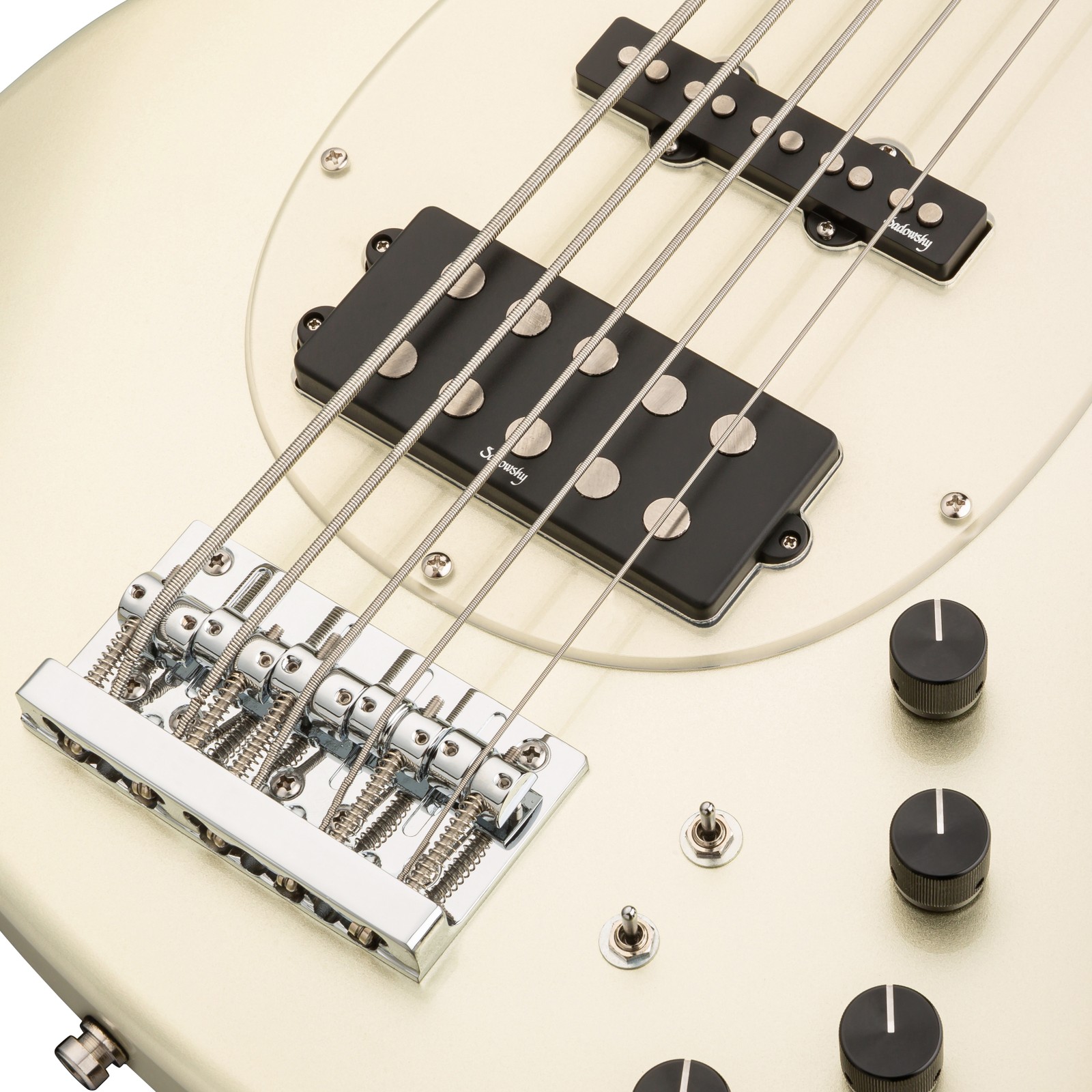 Pickups, Sadowsky MetroExpress 21 Vintage M5 Maple Champagne, five-string electric bass