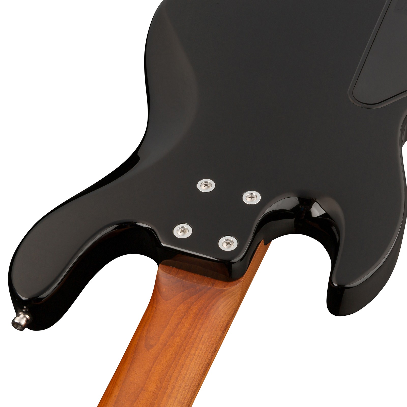 Roasted maple neck, Sadowsky MetroExpress 21 Vintage M5 Maple Black, five-string bass guitar