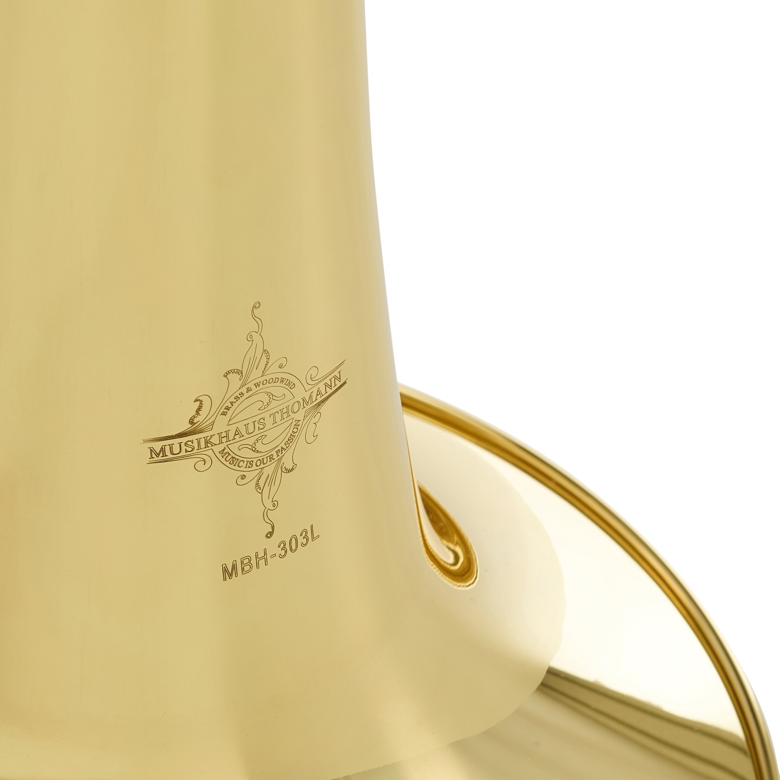 Schallbecher des Thomann MBH-303 L Baritone mit Herstellergravur