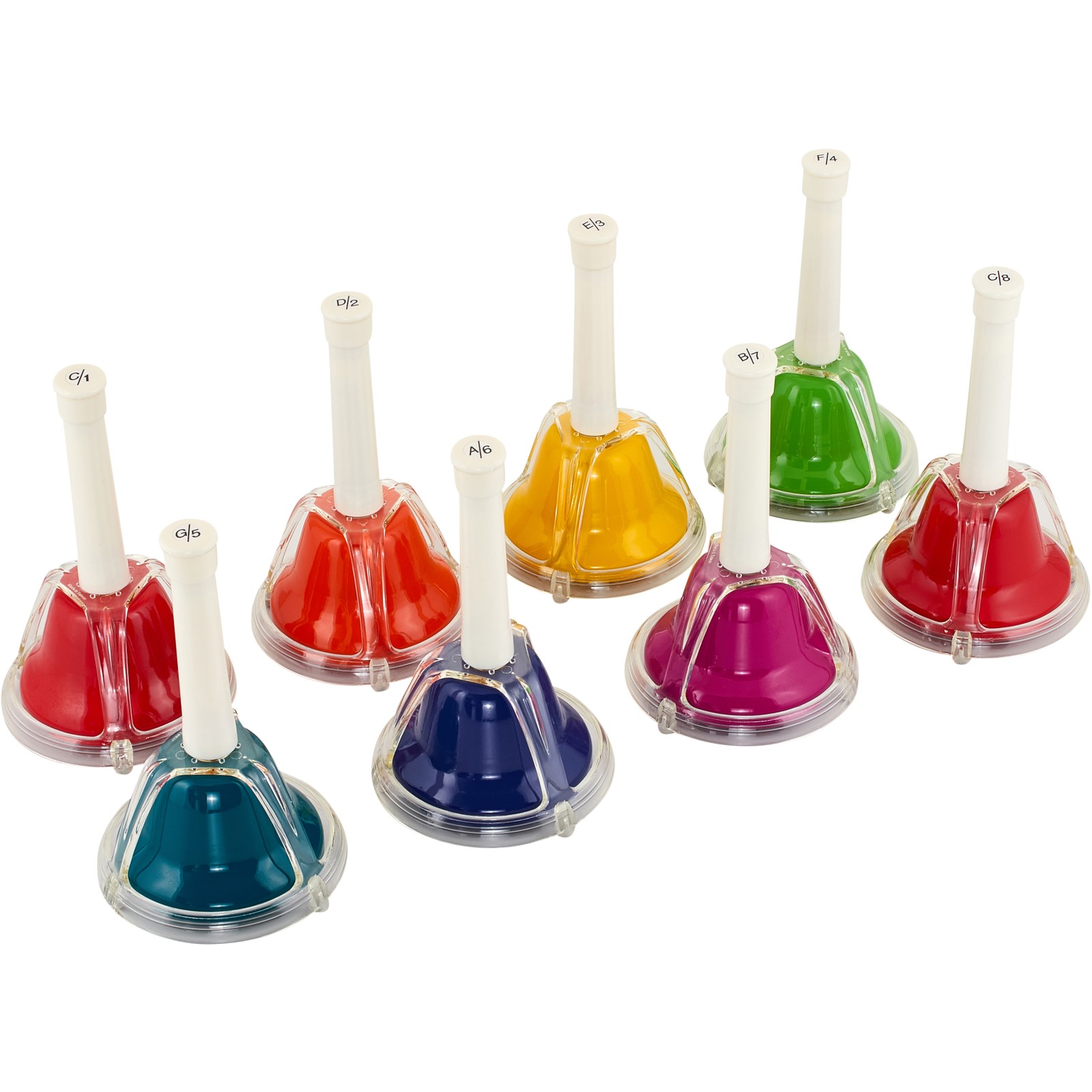 Thomann Rainbow Handbells TRHB-8 Glockenset