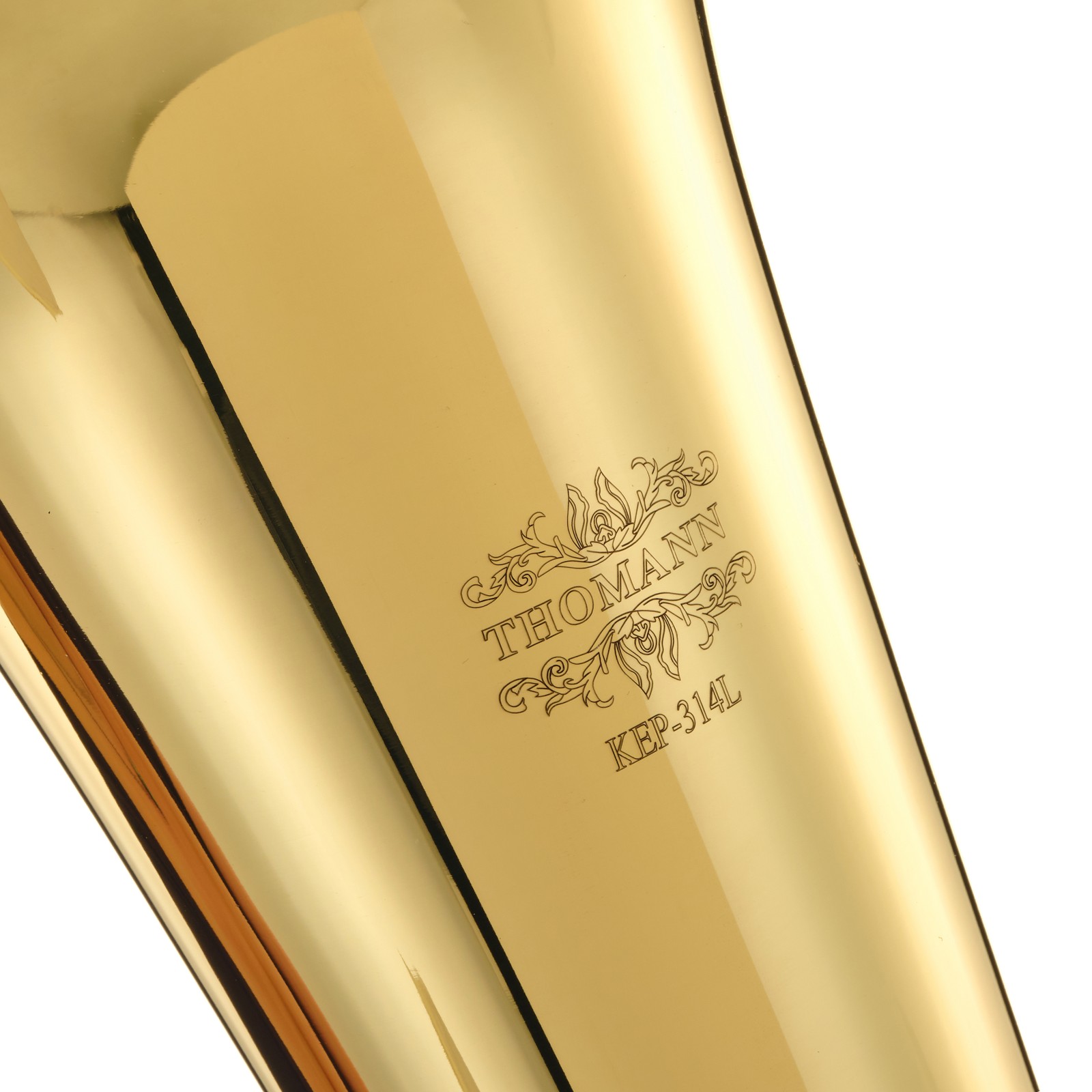 Thomann Logo am KEP 314 Kids Bb-Tenorhorn