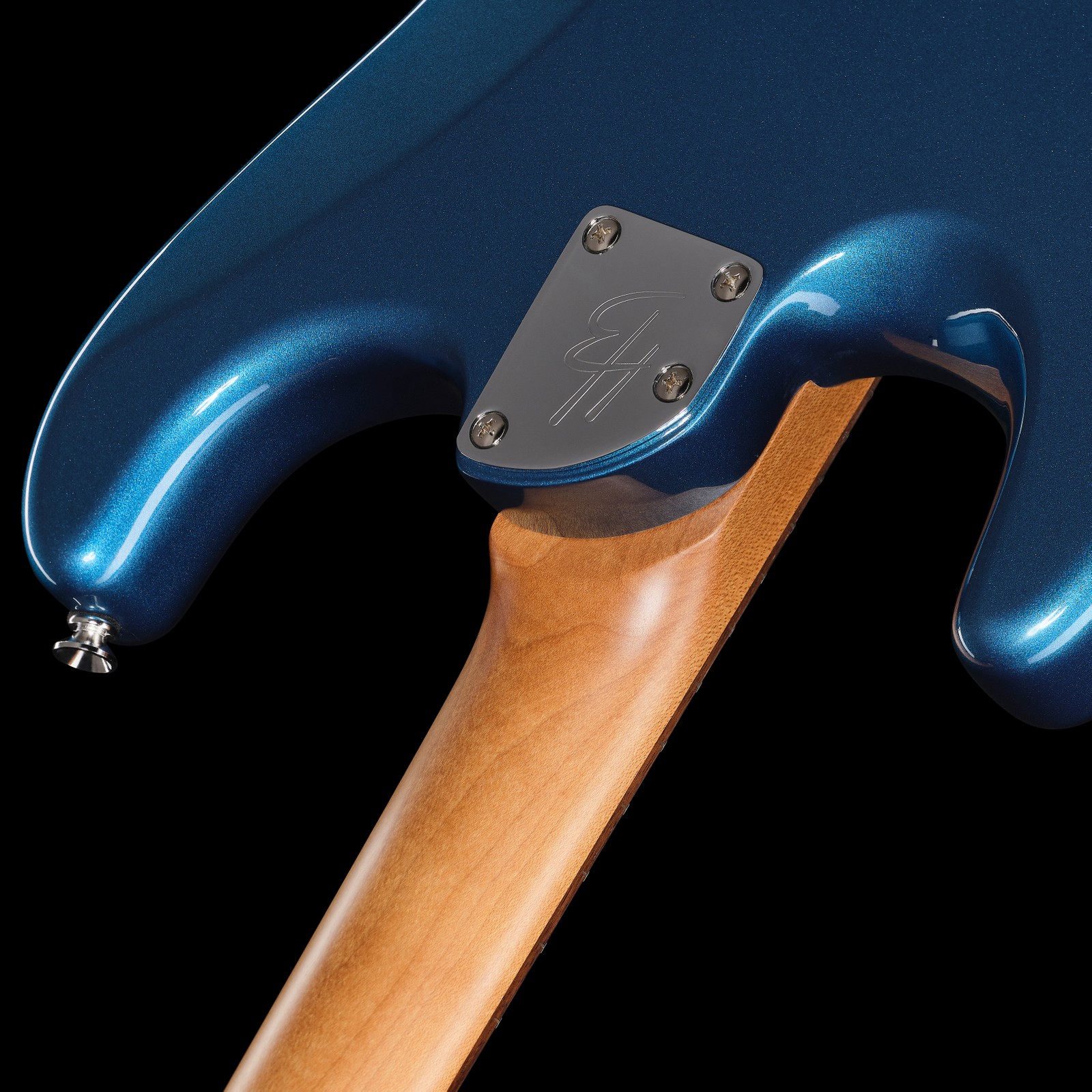Halsübergang der Harley Benton ST-Modern HSS LPB E-Gitarre