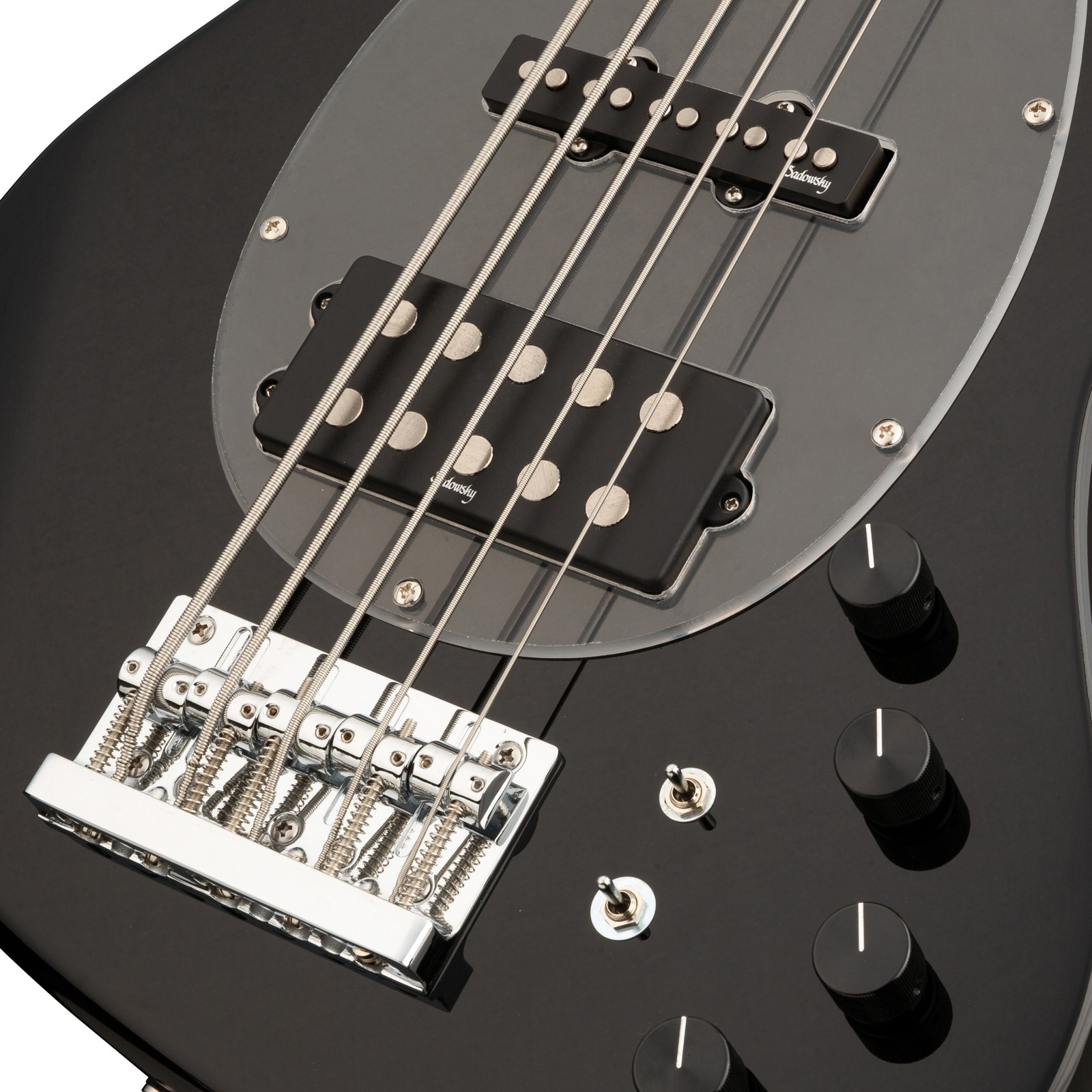 Pickups, Sadowsky MetroExpress 21 Vintage M5 Maple Black, five-string electric bass