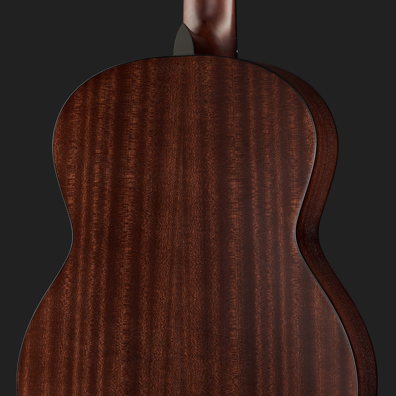 Korpusrückseite der La Mancha Romero Granito 32-AB Konzertgitarre 4/4