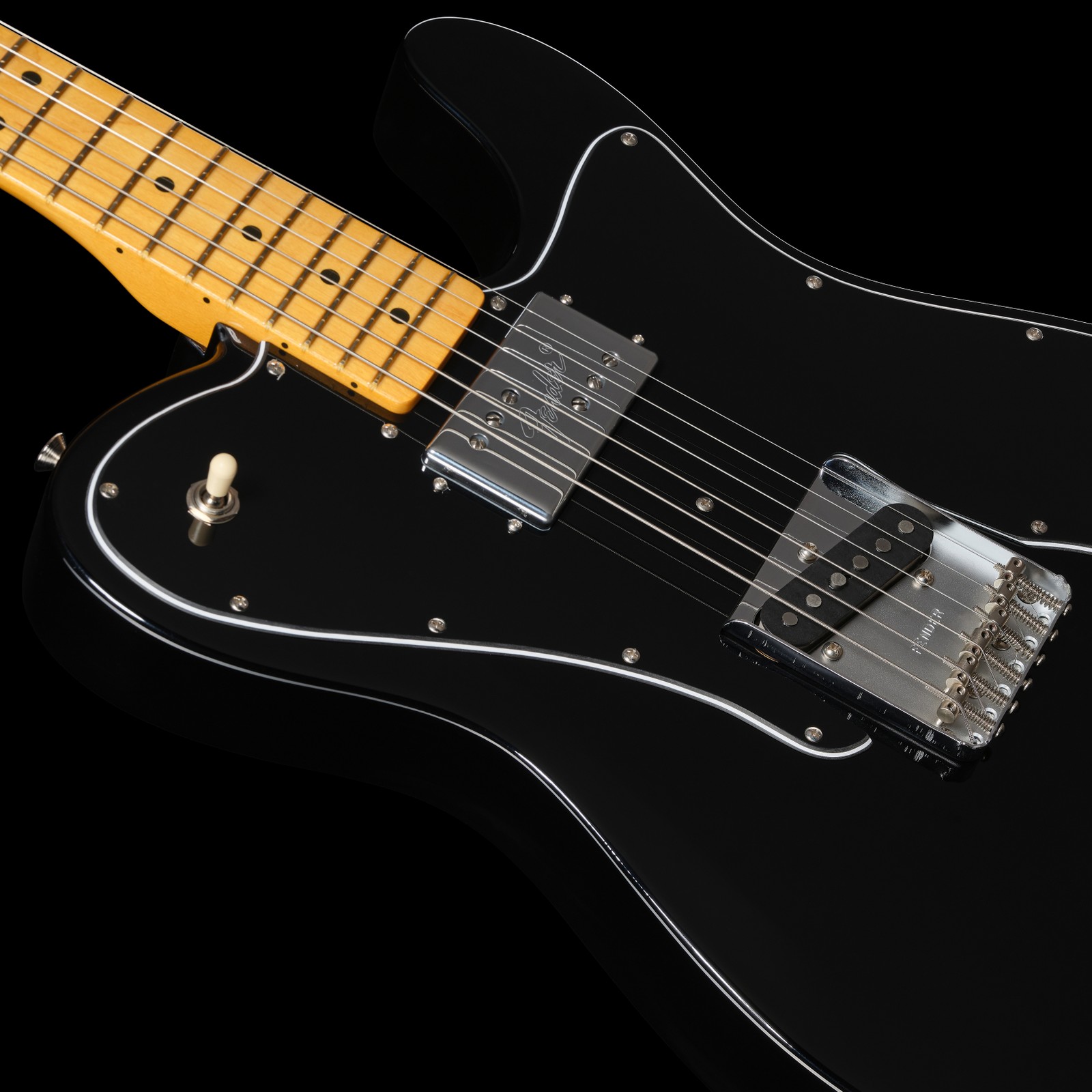 Fender AV II 77 TELE CUSTOM MN BLK – Detail