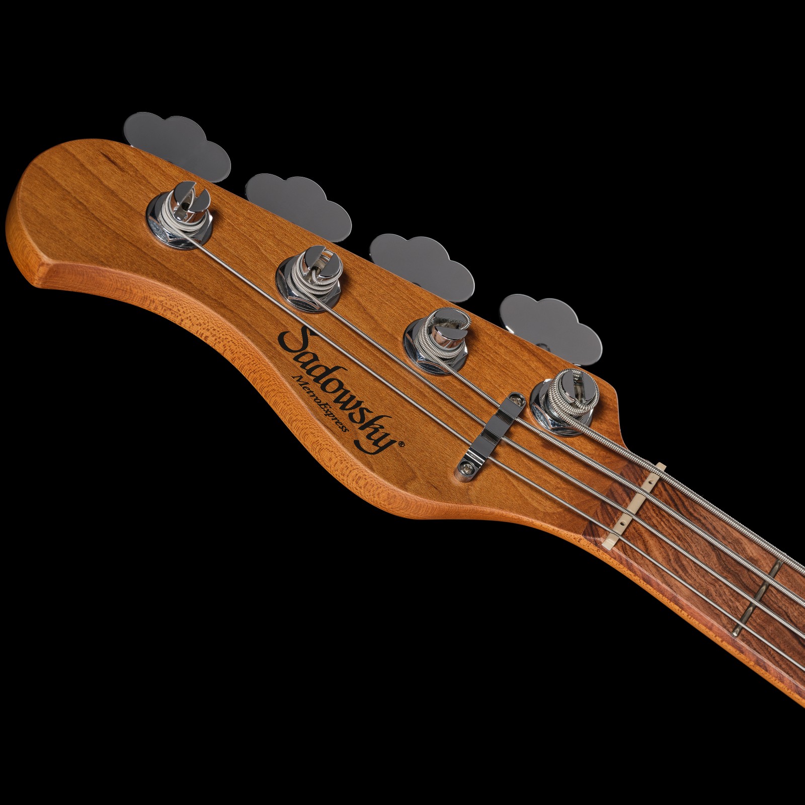 Headstock, Sadowsky MetroExpress 24 Modern 4 Morado Black Left-Handed, electric bass