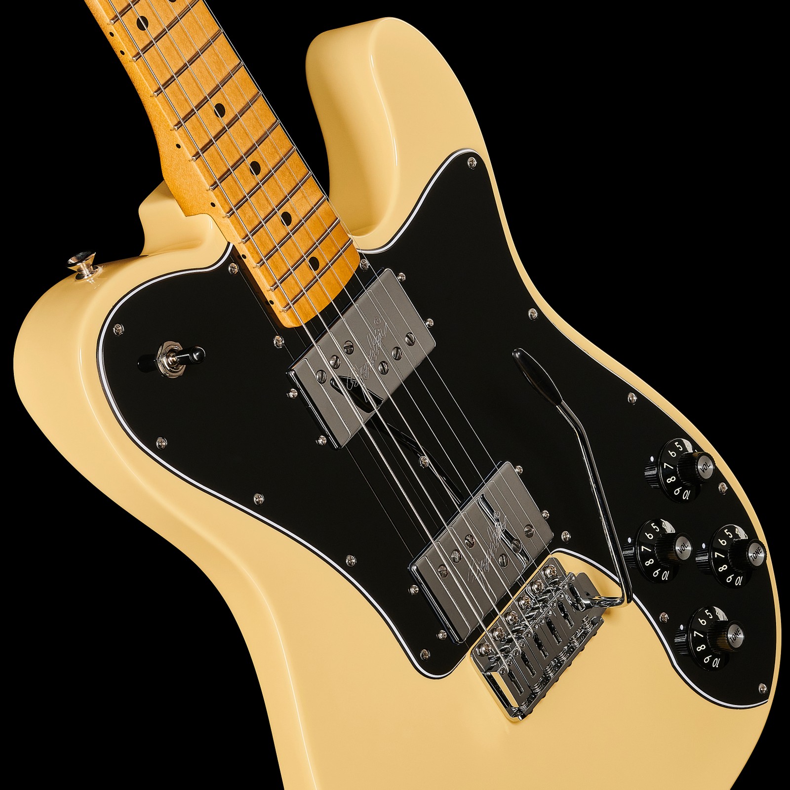 Zwei Widerange Humbucker auf der Fender Vintera II 70s Tele Dlx VWT