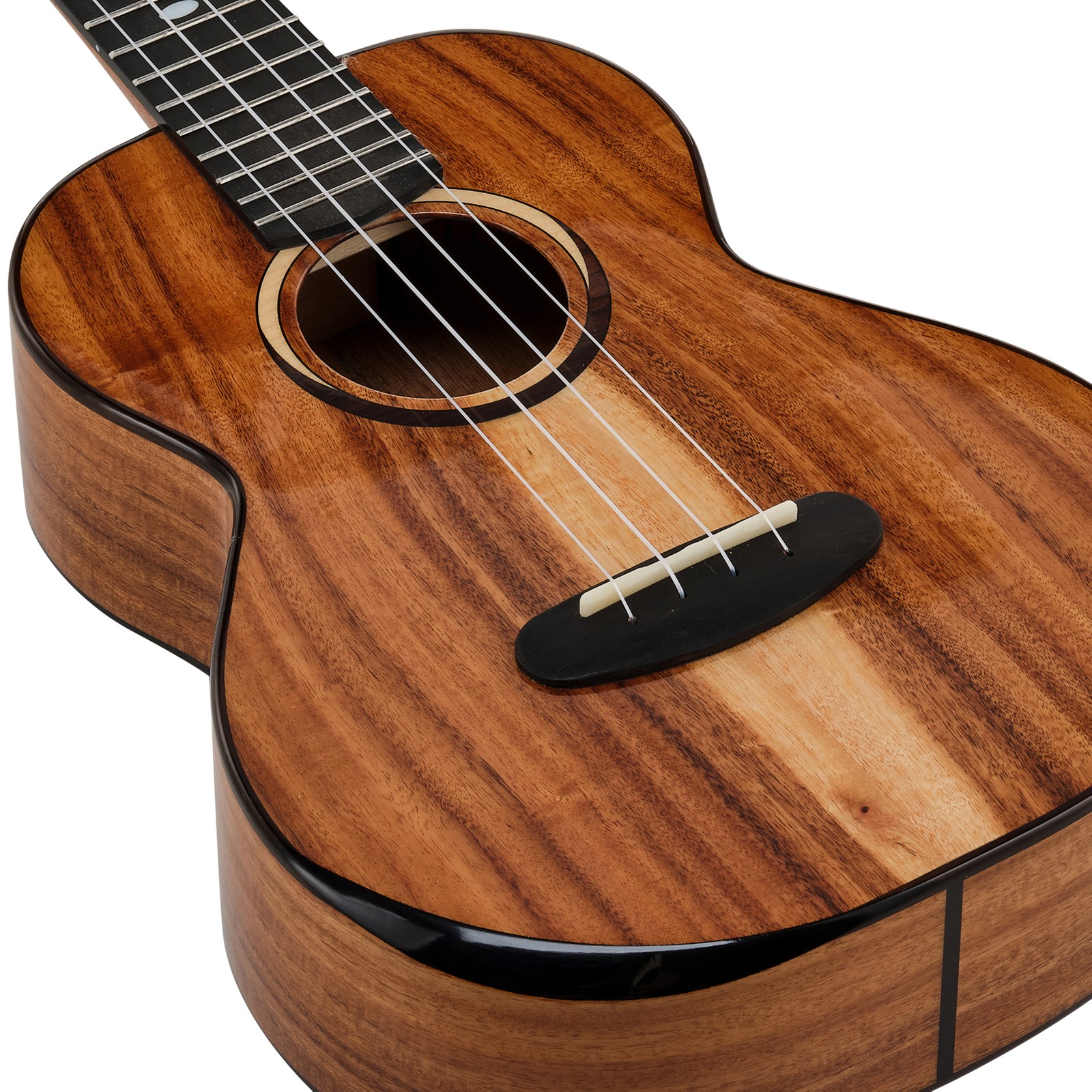 Akaziendecke der Kala KA-CT-SA-TG Tenor Ukulele