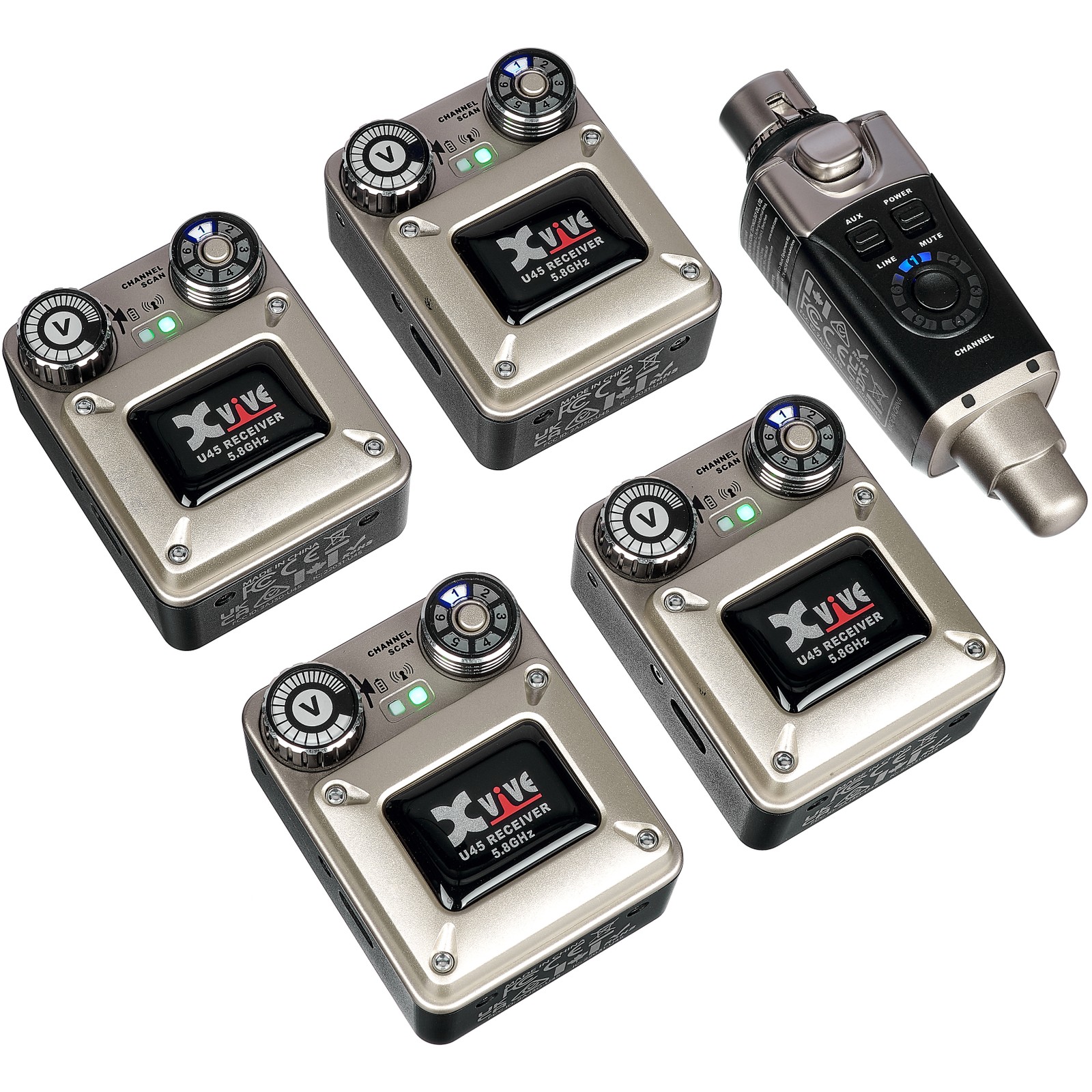 XVive U45 In-Ear Monitor Bundle 4R