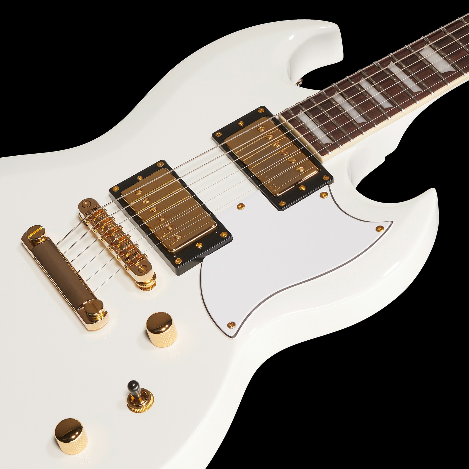 Tesla TM VR-Nitro Alnico-5 Humbucker der Harley Benton DC-Custom II White