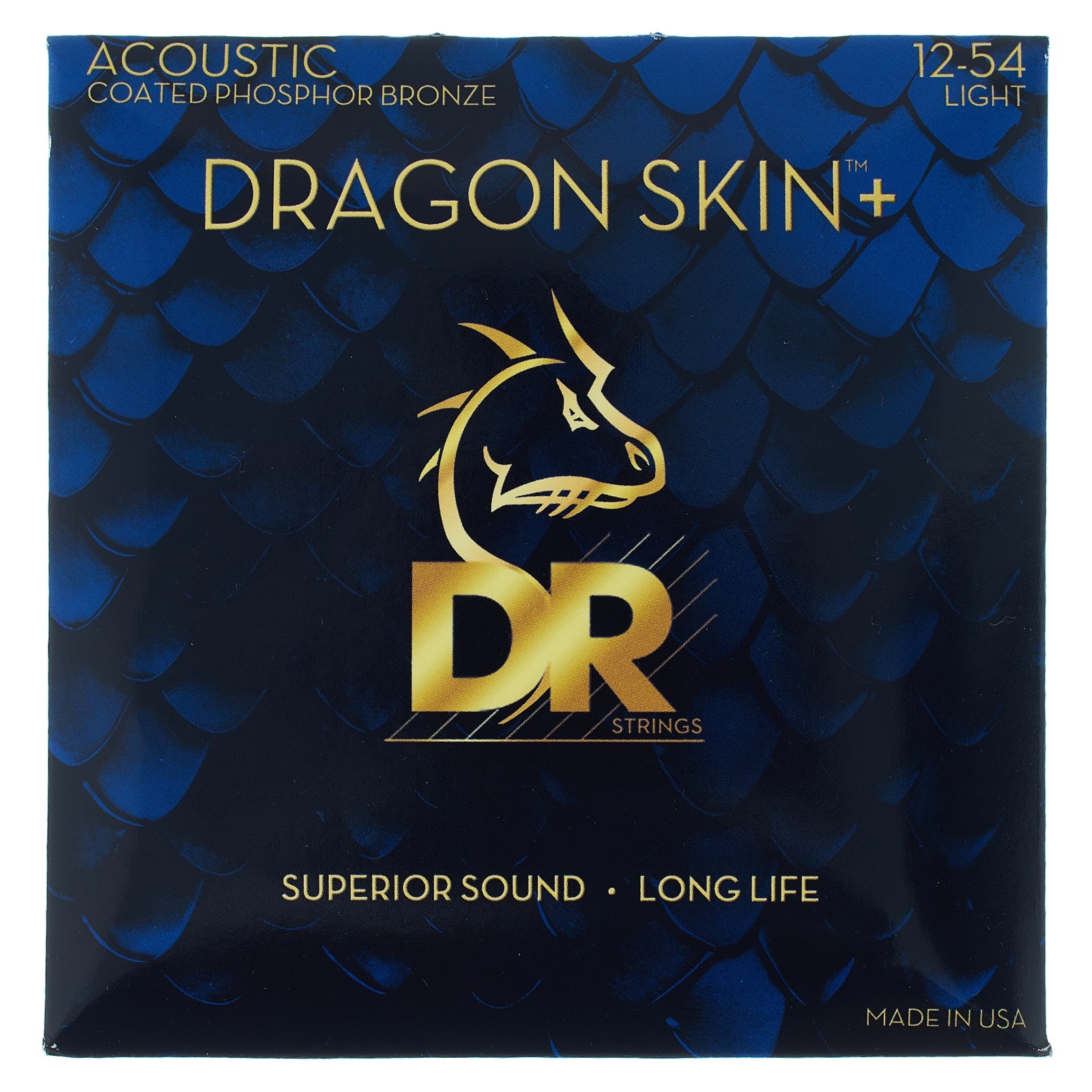 DR Strings Dragon Skin+ DAP-12 Coated