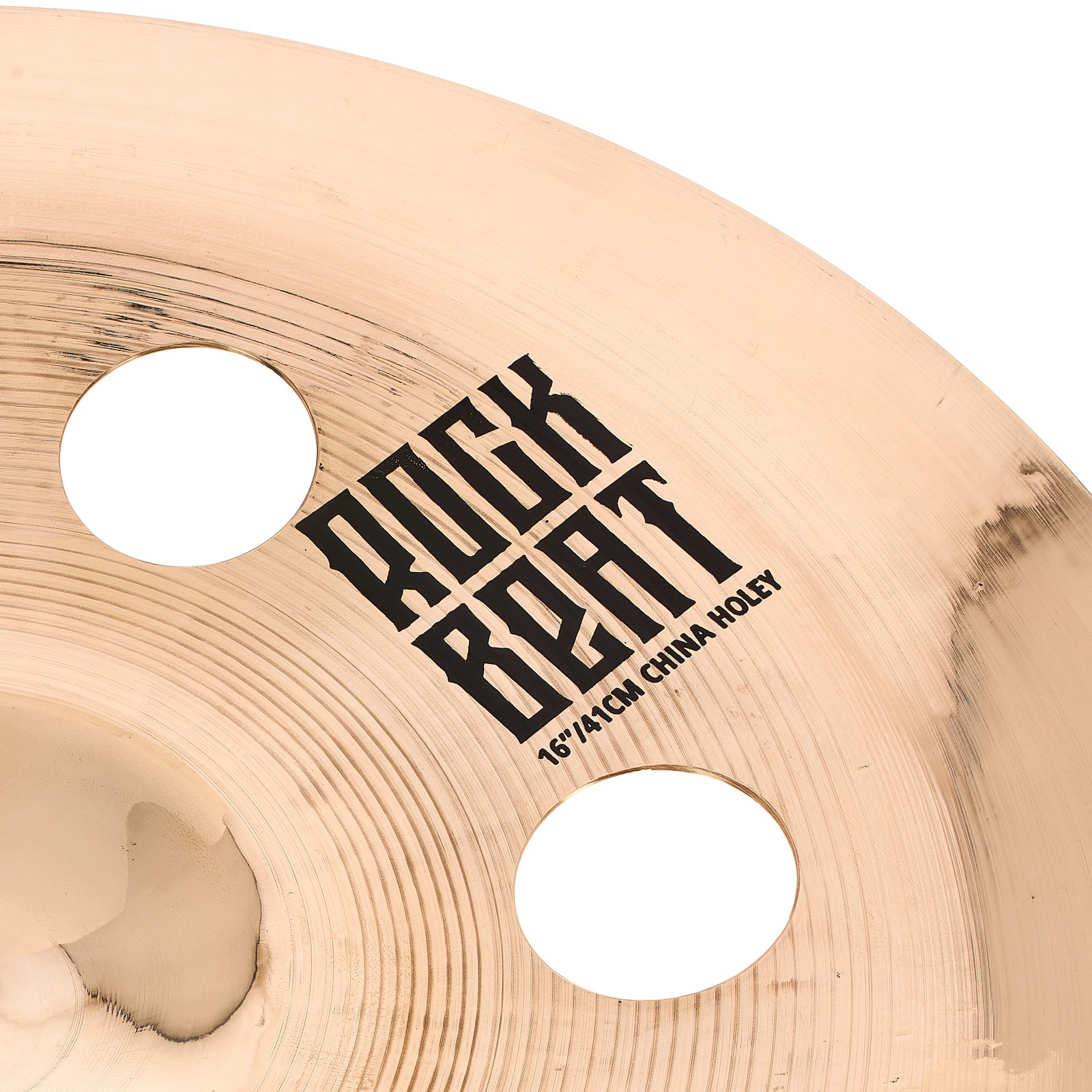 Detail of Zultan 16" Rock Beat China Holey