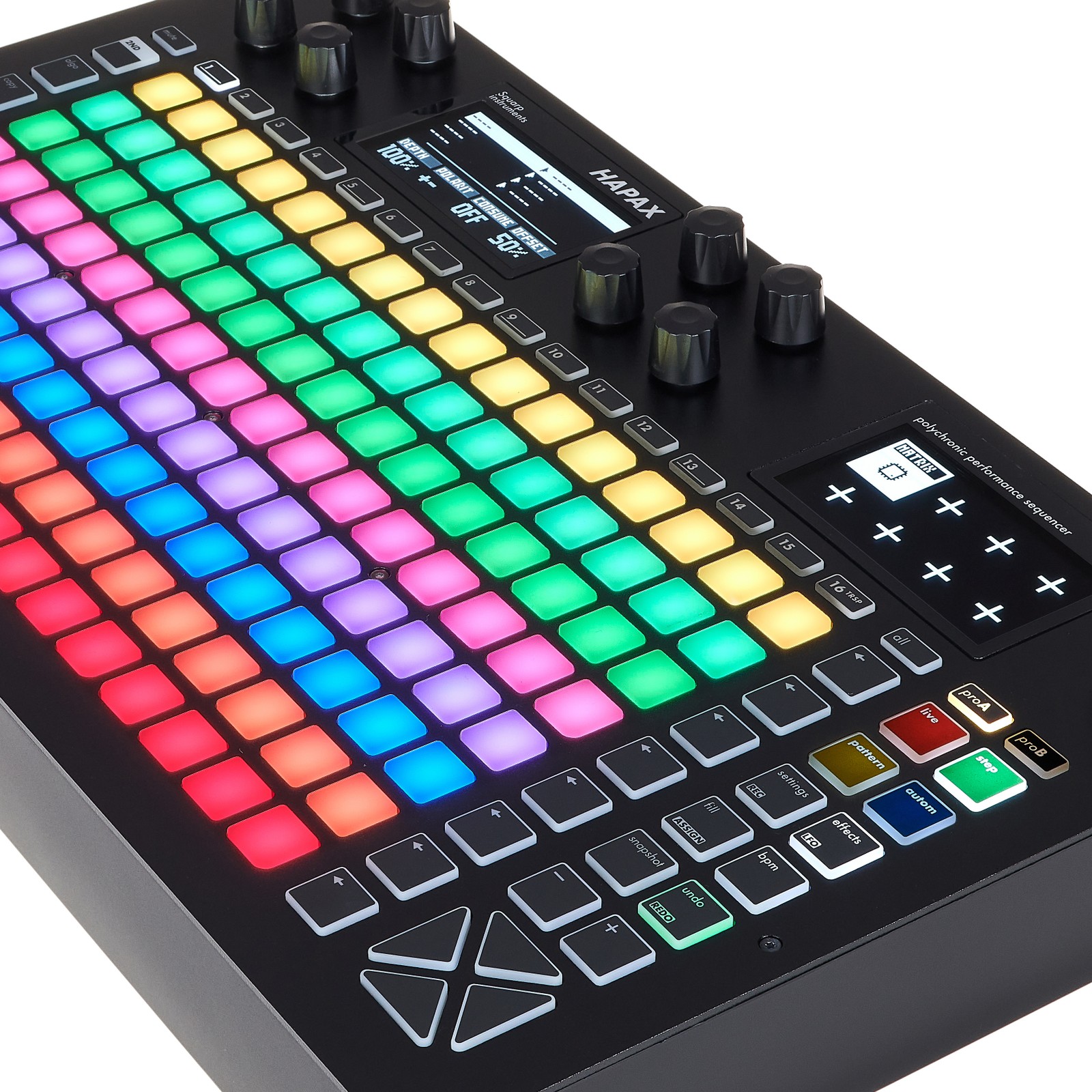 Squarp Instruments Hapax Bedienelemente