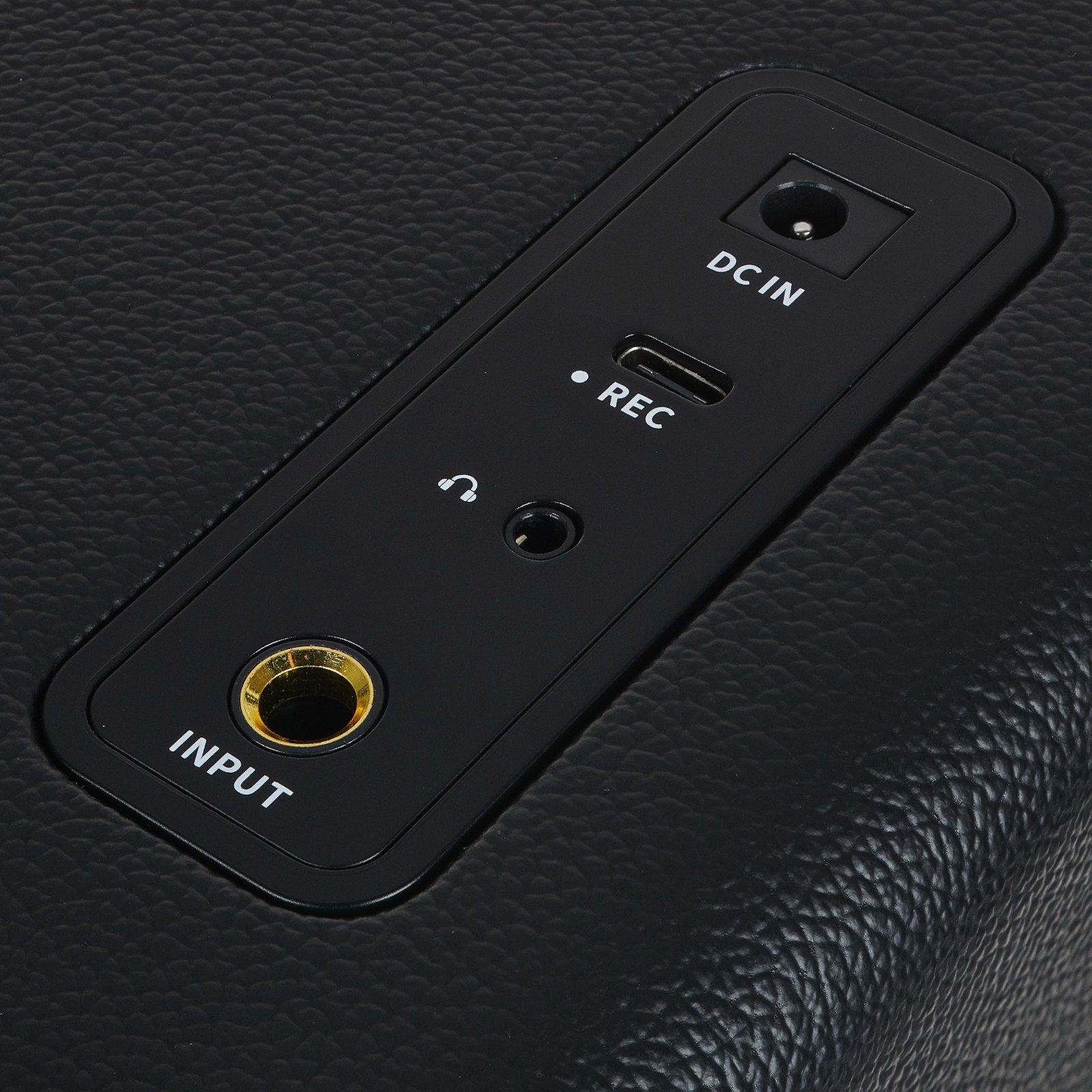 Connectiques sur la partie supérieure du Hornet 15i Modeling Amp Black de Mooer