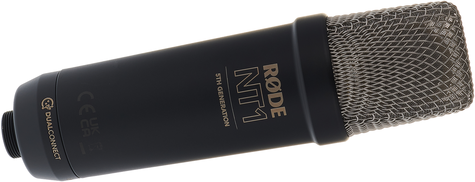 Rode NT1 5th Generation Black microfono da studio a diaframma largo, vista frontale