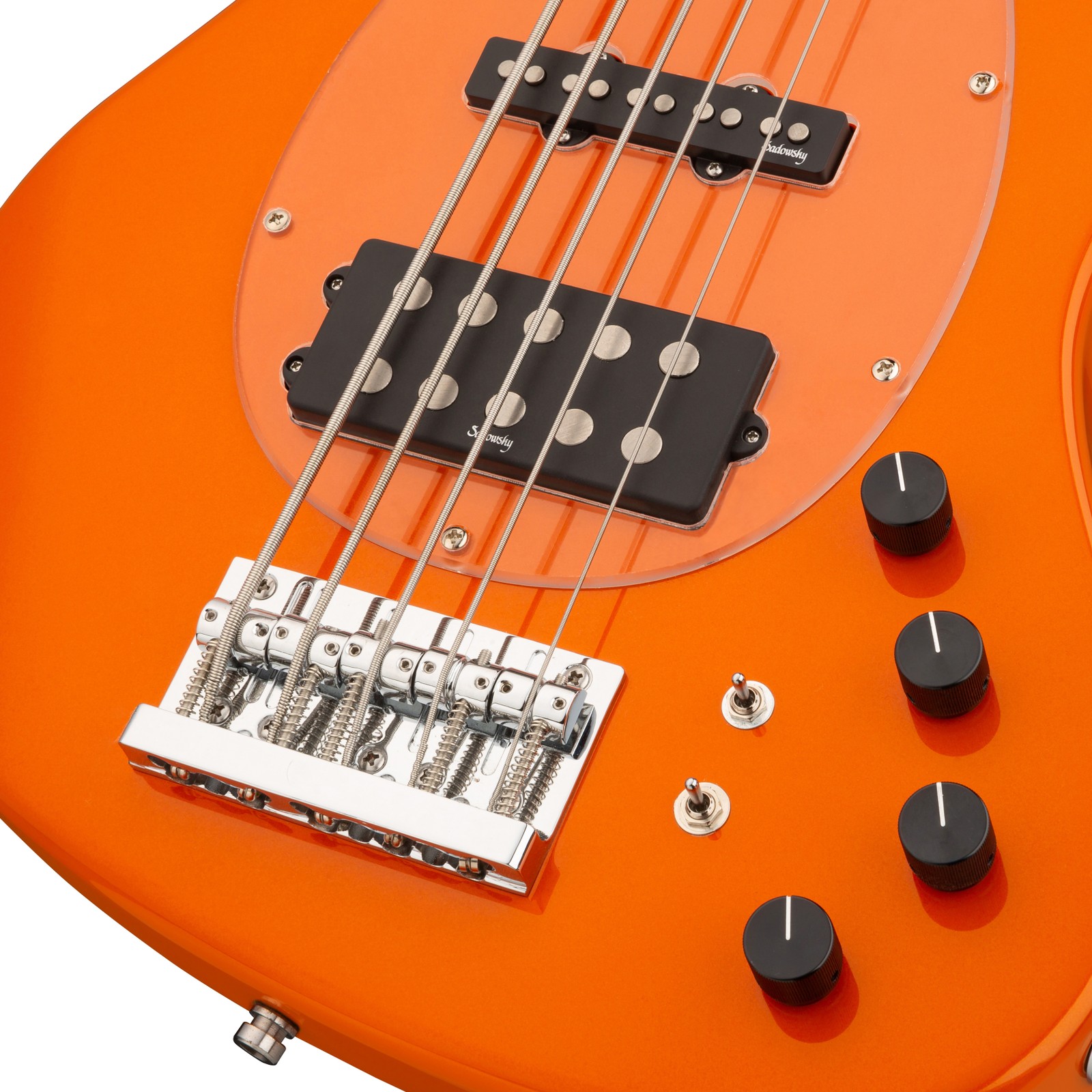 Pickups, Sadowsky MetroExpress 21 Vintage M5 Maple Orange, five-string electric bass