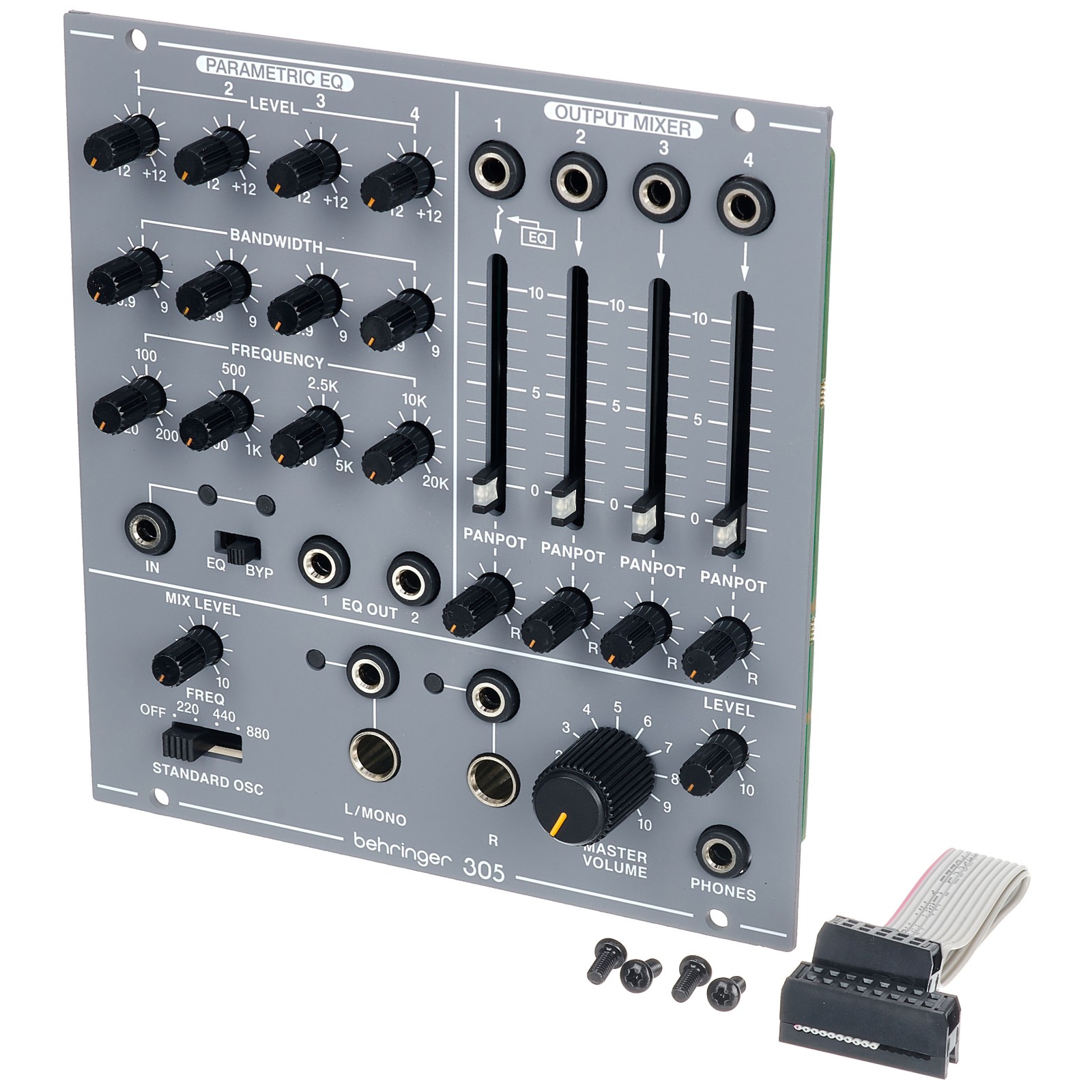 Eurorackmodul mit Zubehör