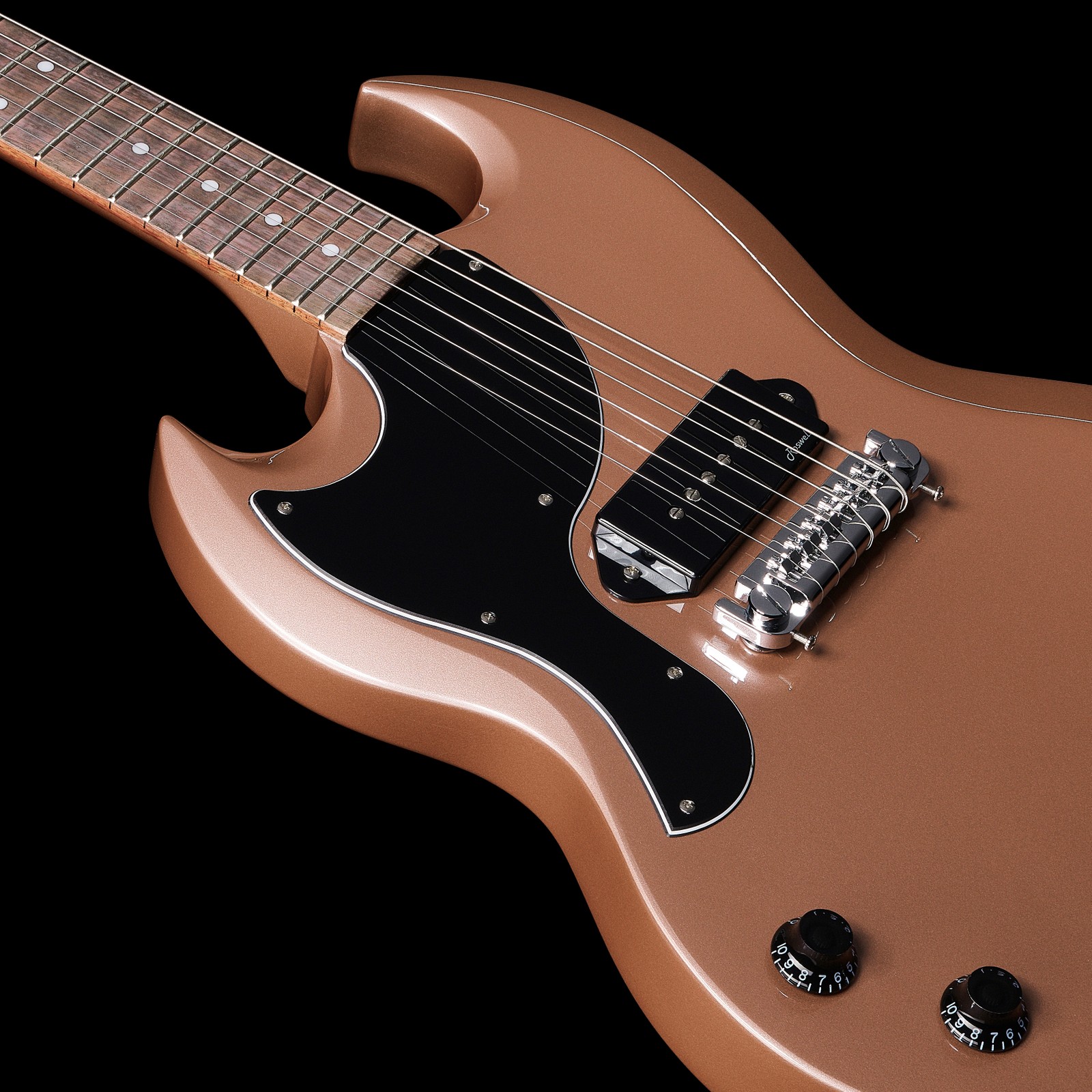 P90 Singlecoil Pickup auf der Harley Benton DC-60 Junior LH HPM