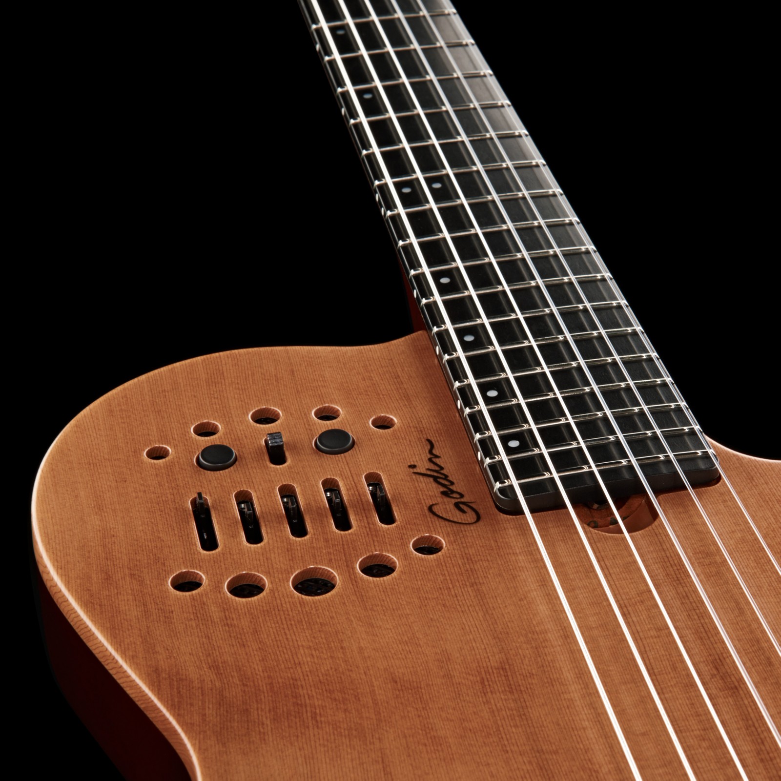 Godin ACS SA Natur SG Akustikgitarre mit Nylonsaiten