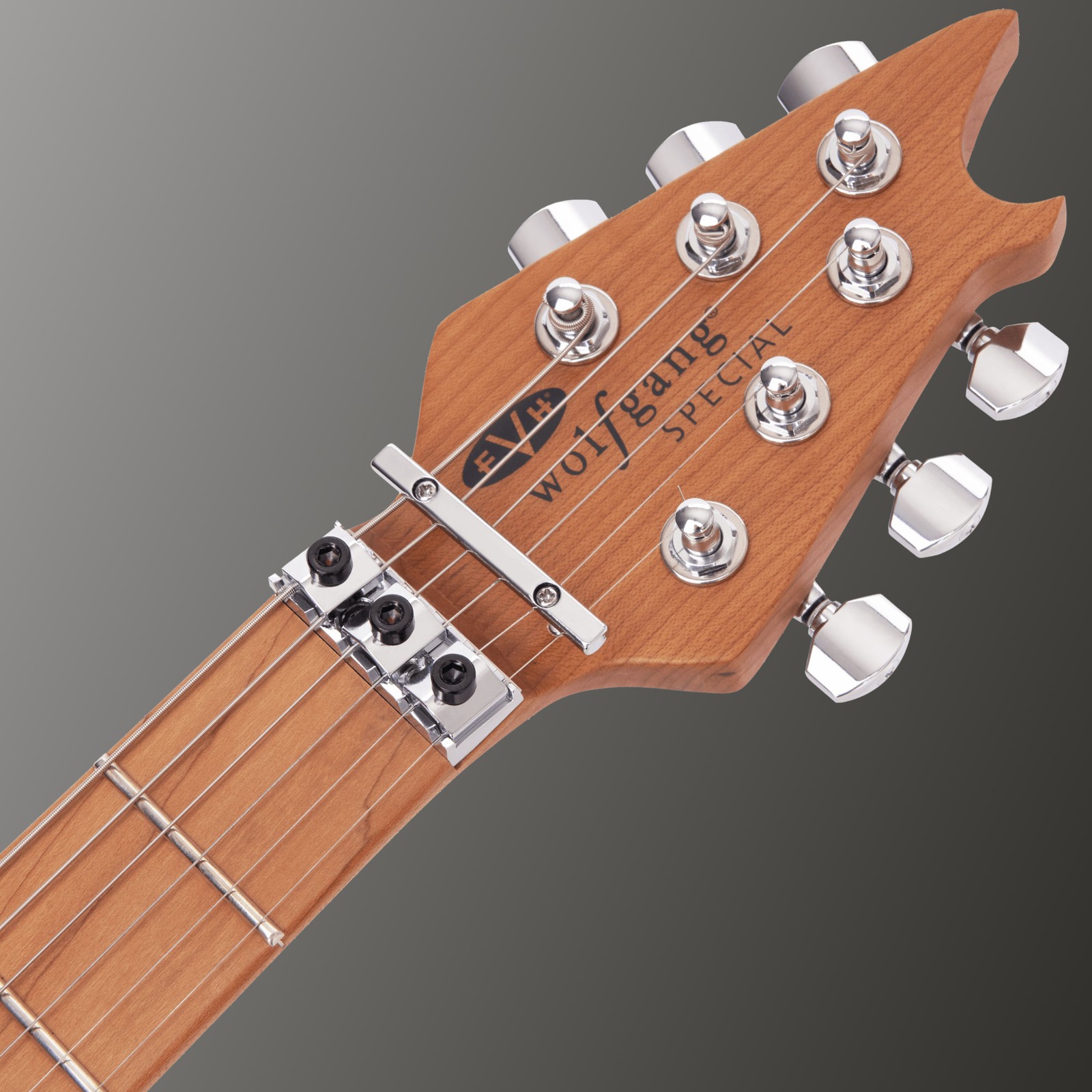 Gerösteter Ahornhals mit Eddie van Halen Kopfplatte