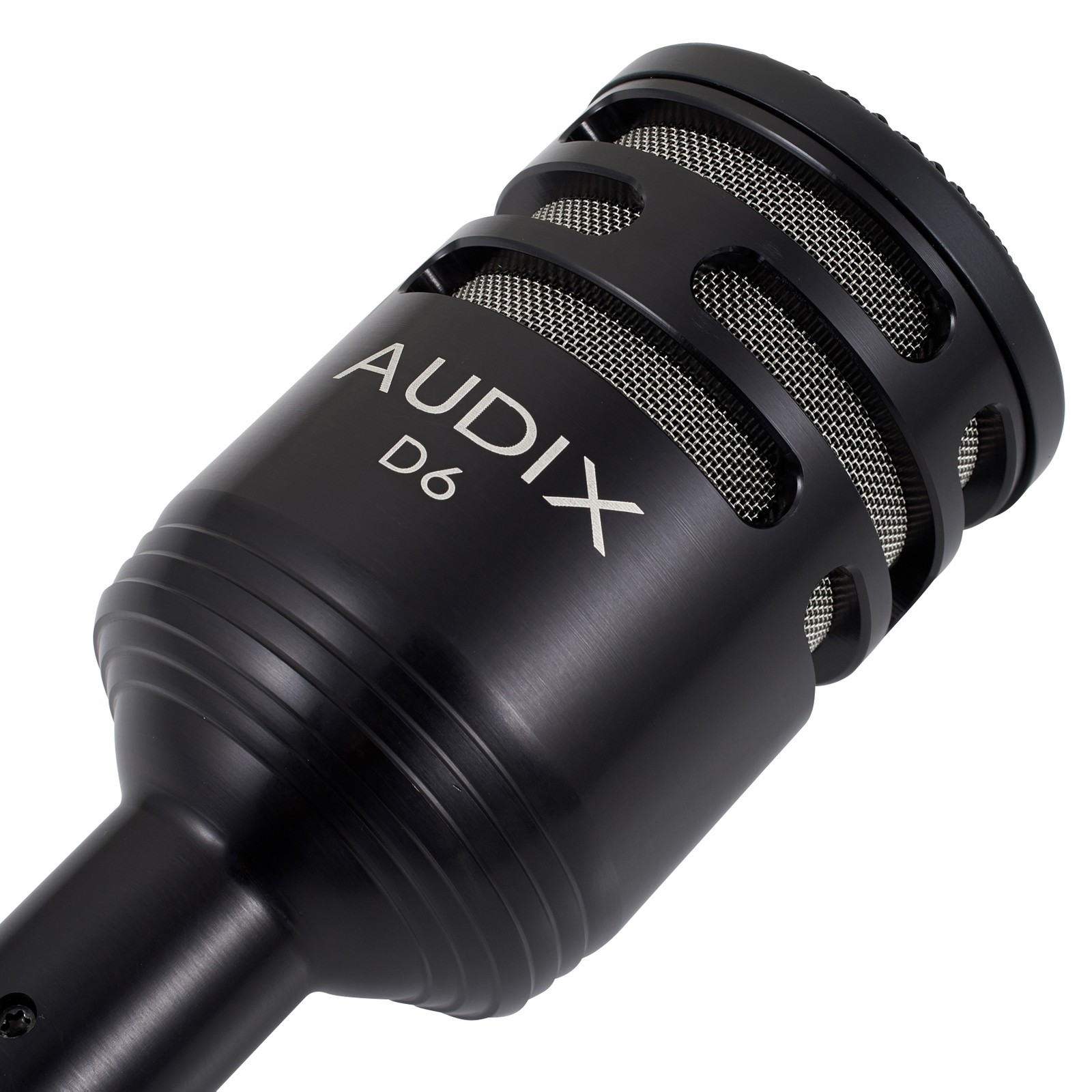 Detailansicht des Audix D6 Mikrofons
