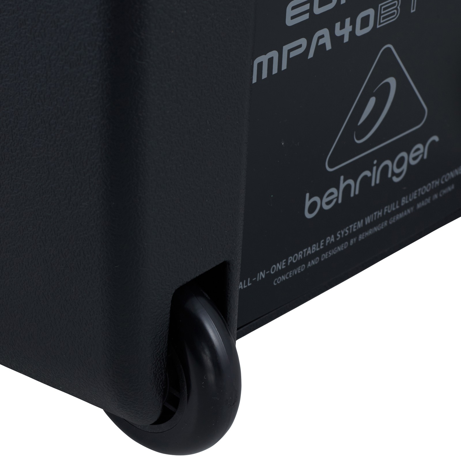 Rollen des Behringer MPA40BT-Pro Akku-Lautsprechers