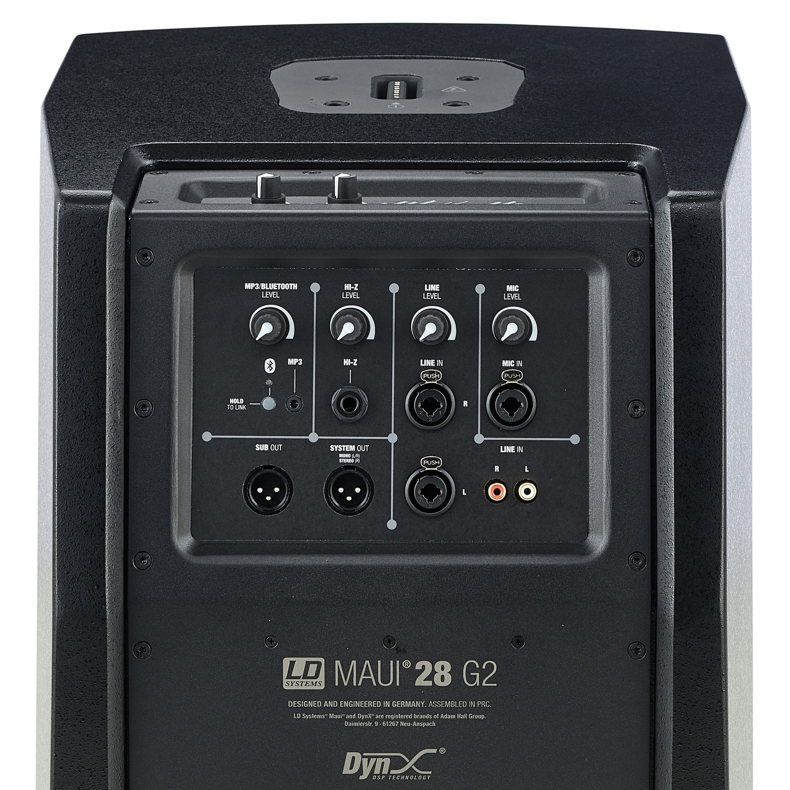 Détail du LD Systems Maui 28 G2 Système d'amplification compact plug'n play