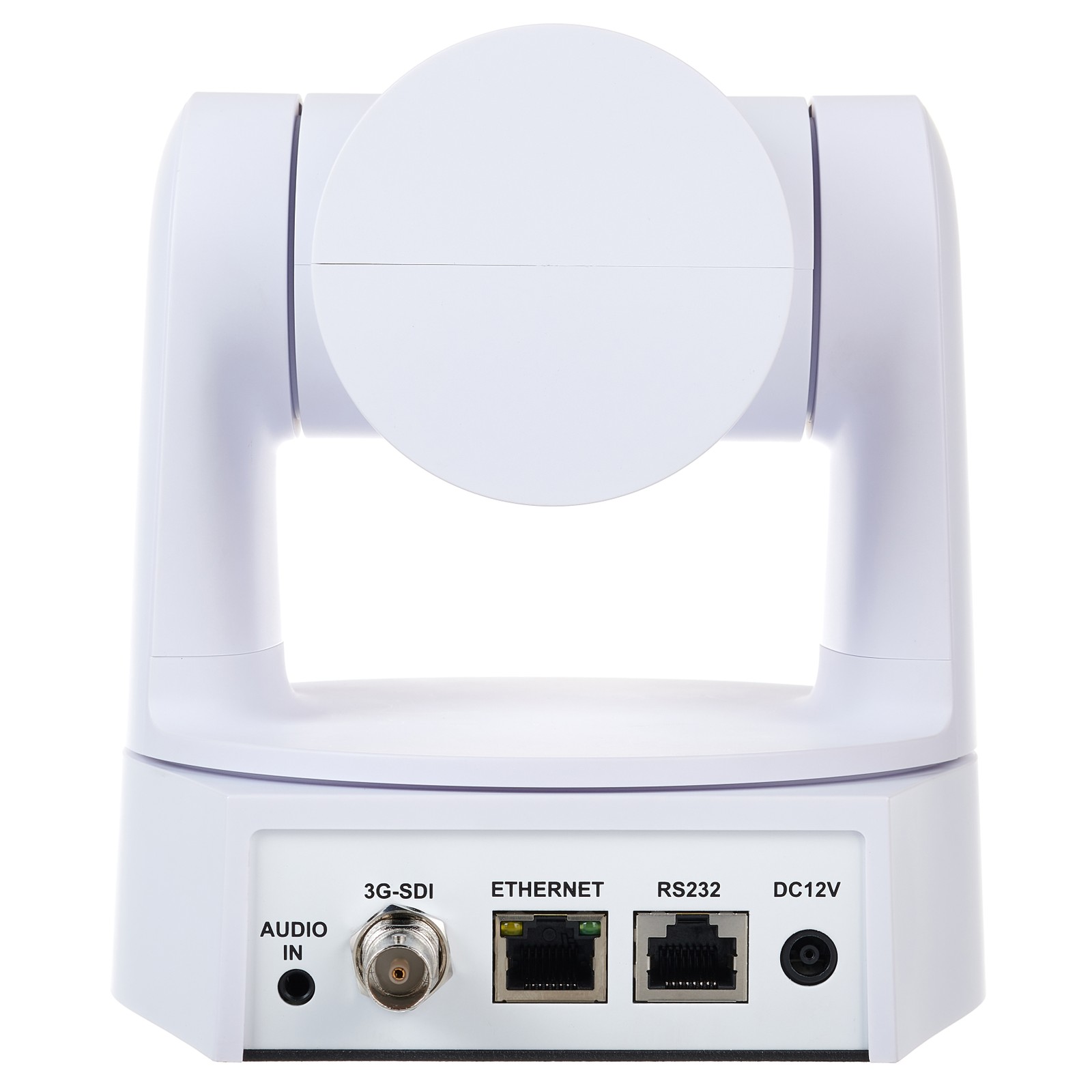 Anschlüsse auf der Rückseite der  Marshall Electronics CV605-WH HD PTZ Camera