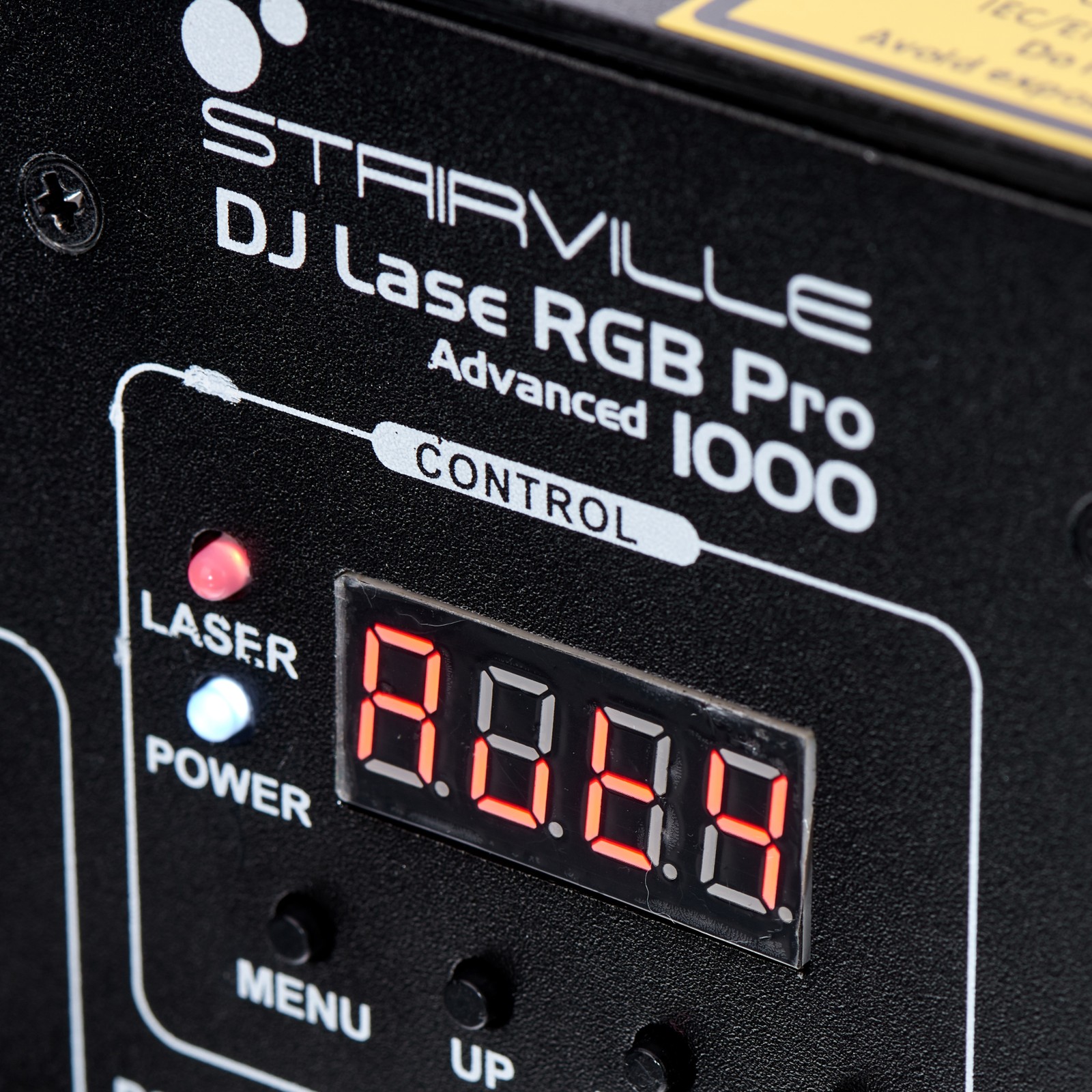 Display am Stairville DJ Lase RGB Pro Advanced 1000 Professioneller RGB-Laser
