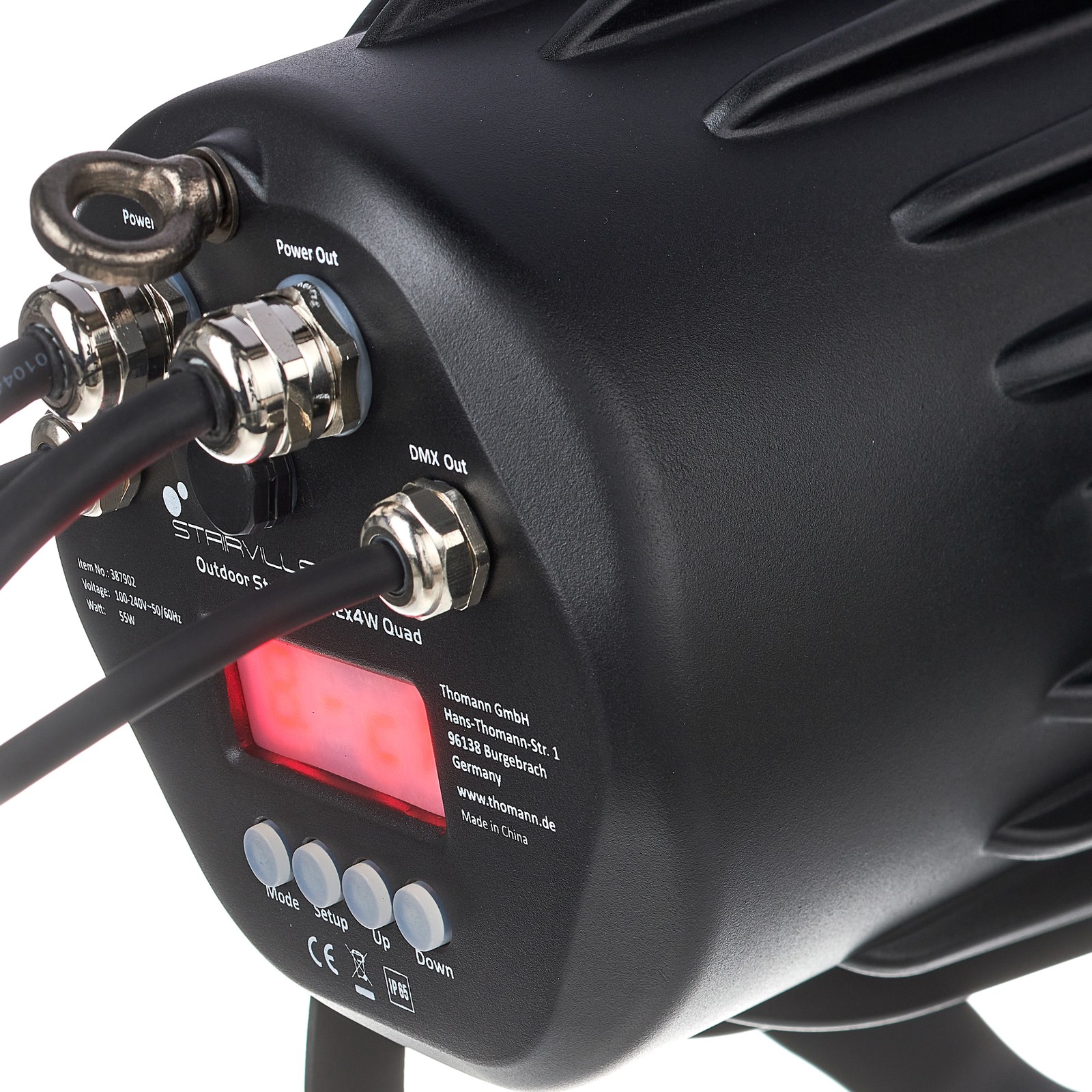 Stairville Outdoor Stage Par 12x4W Quad screen and connectors