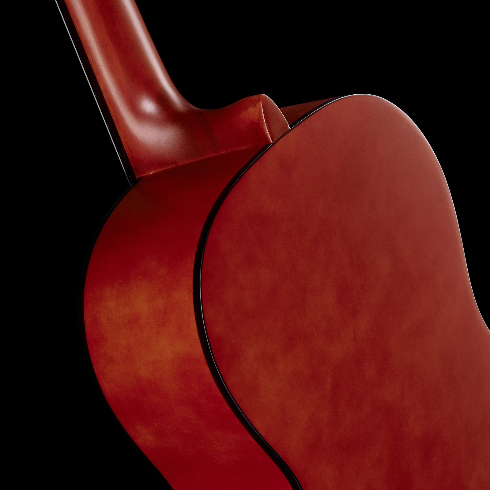 Halsübergang der Startone CG-851 7/8 Konzertgitarre